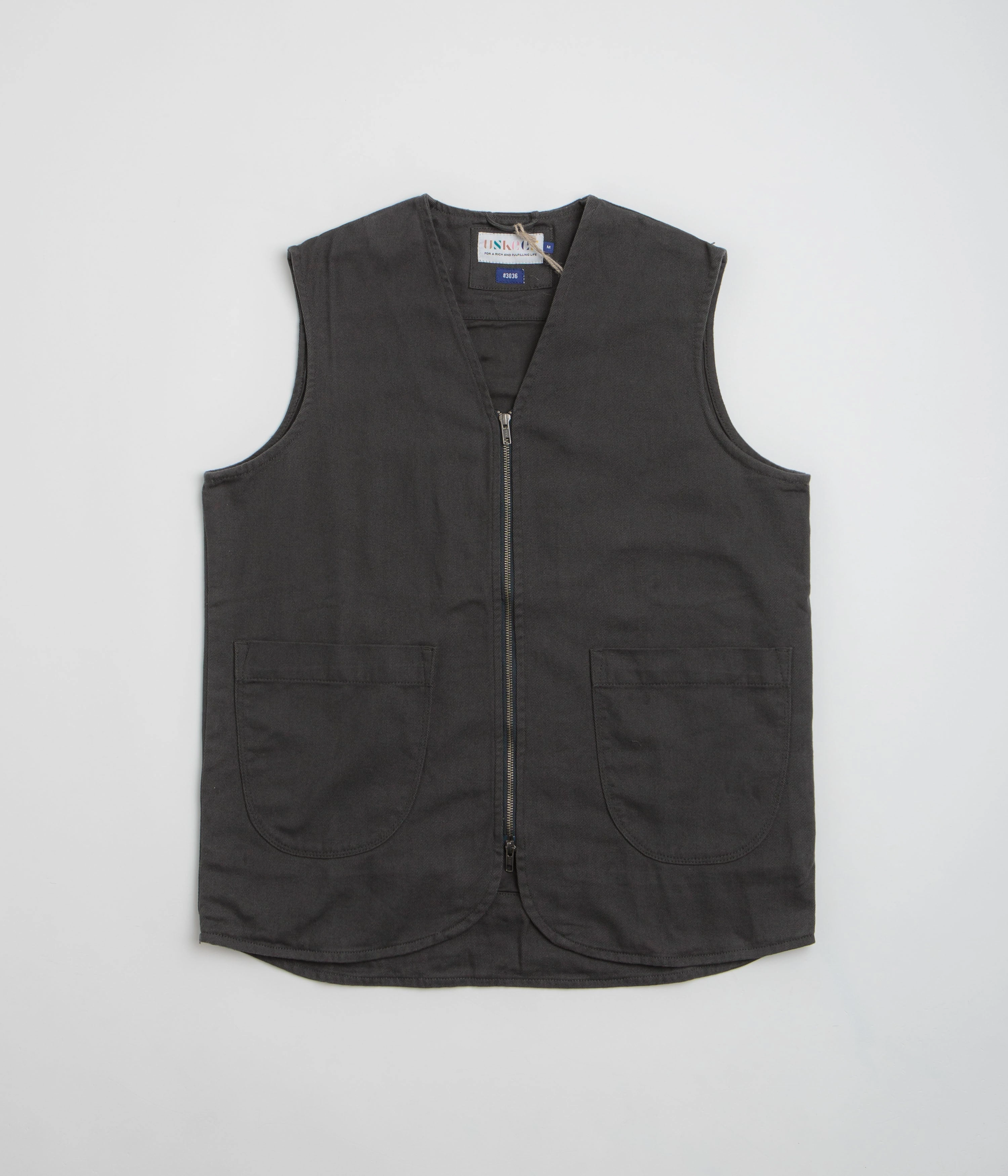 All terrain Recommendation Uskees 3036 Drill Zip-Up Vest - Charcoal