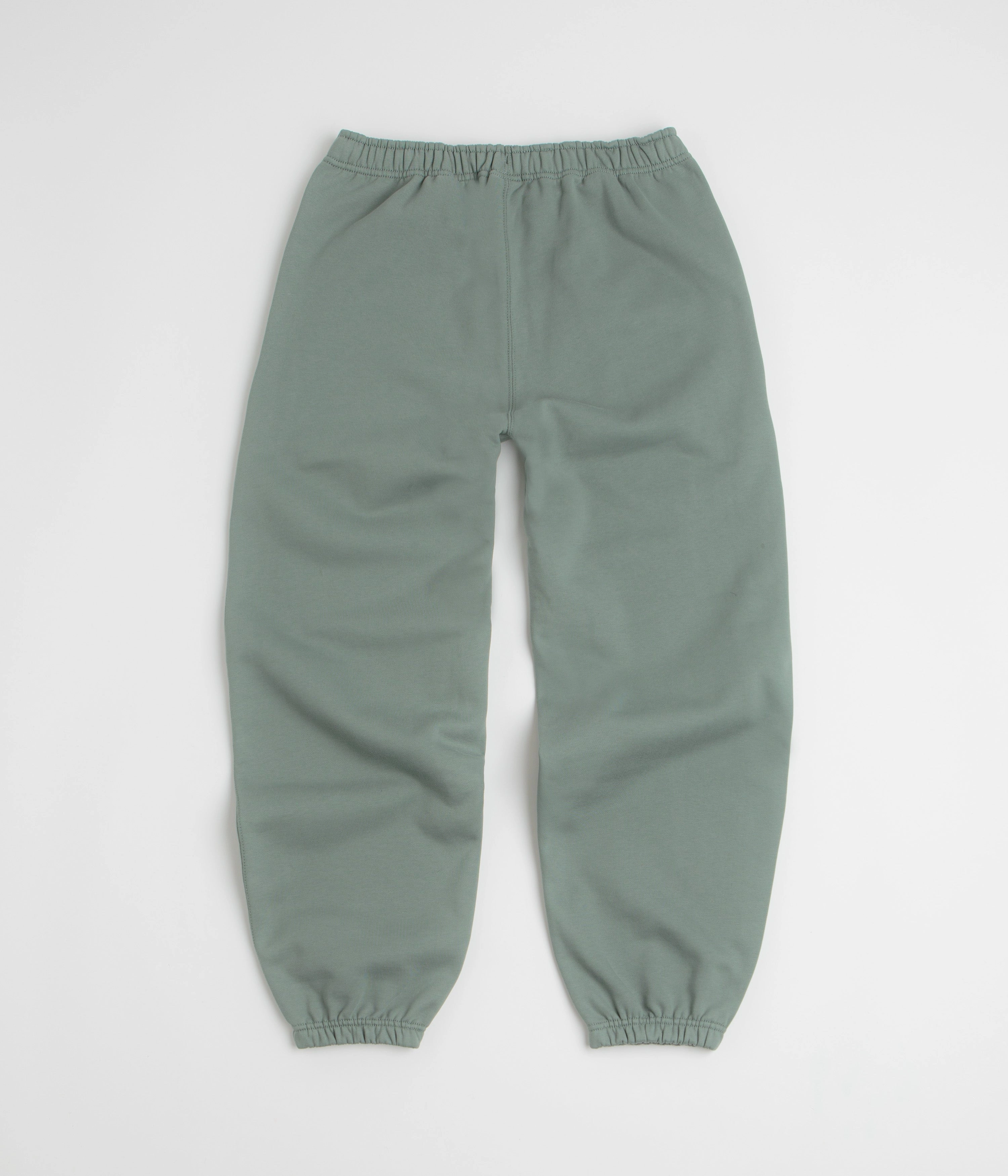 StretchMaterial Low Bulk Material Nike Solo Swoosh Cuffed Sweatpants - Clay Green / Clay Green / White