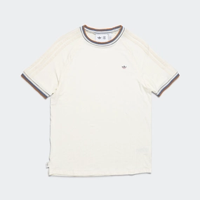 Knit Collar SS Tee by Edison Chen x CLOT - Cream White funky Versatile Apparel
