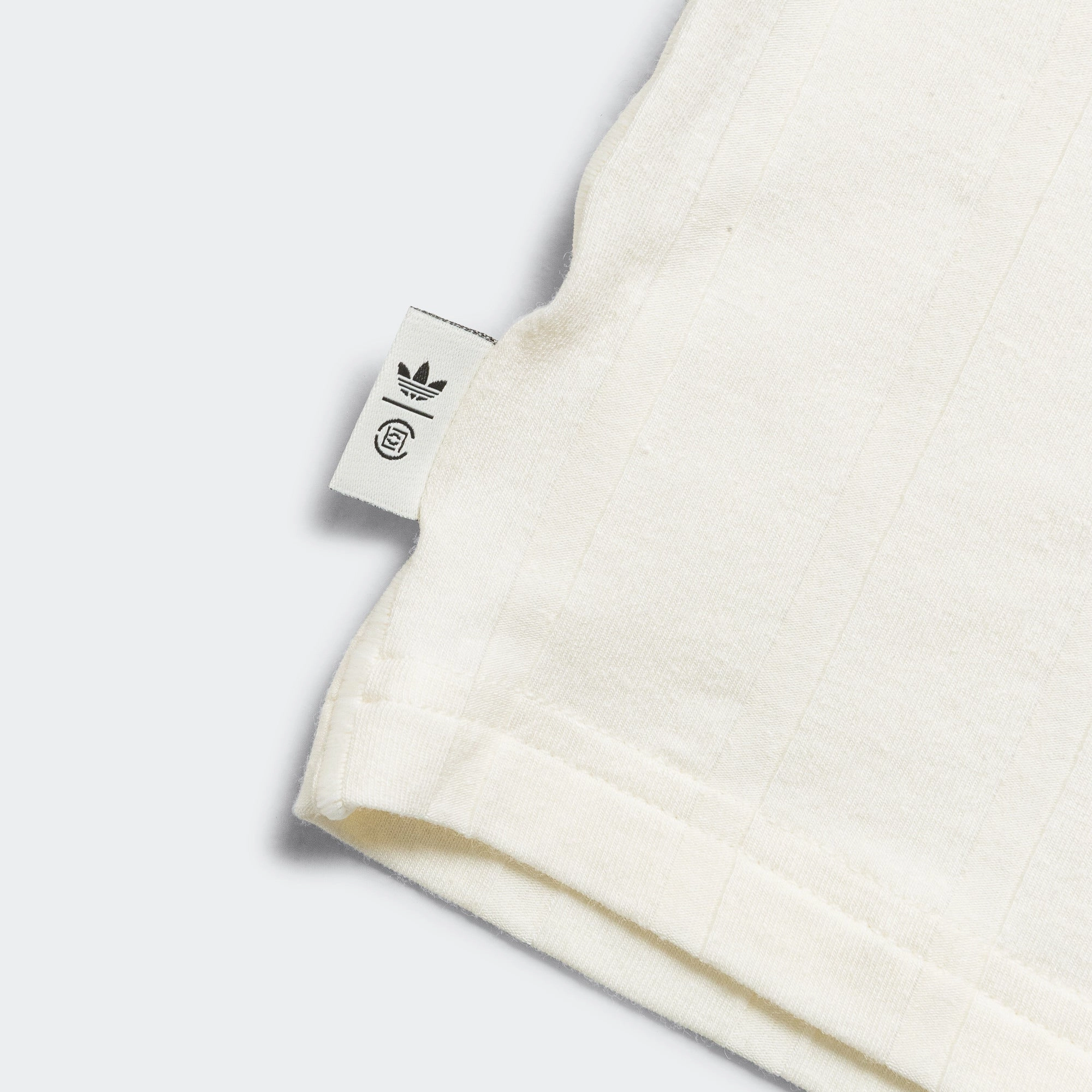 Travel Ready Knit Collar SS Tee by Edison Chen x CLOT - Cream White