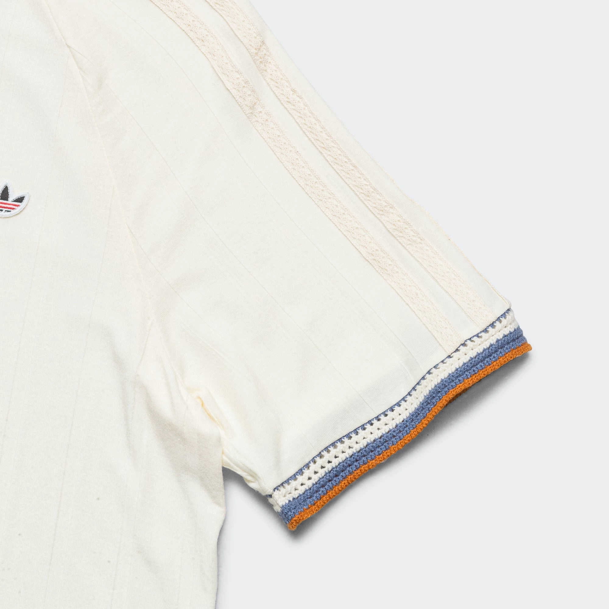 Knit Collar SS Tee by Edison Chen x CLOT - Cream White Unisex style