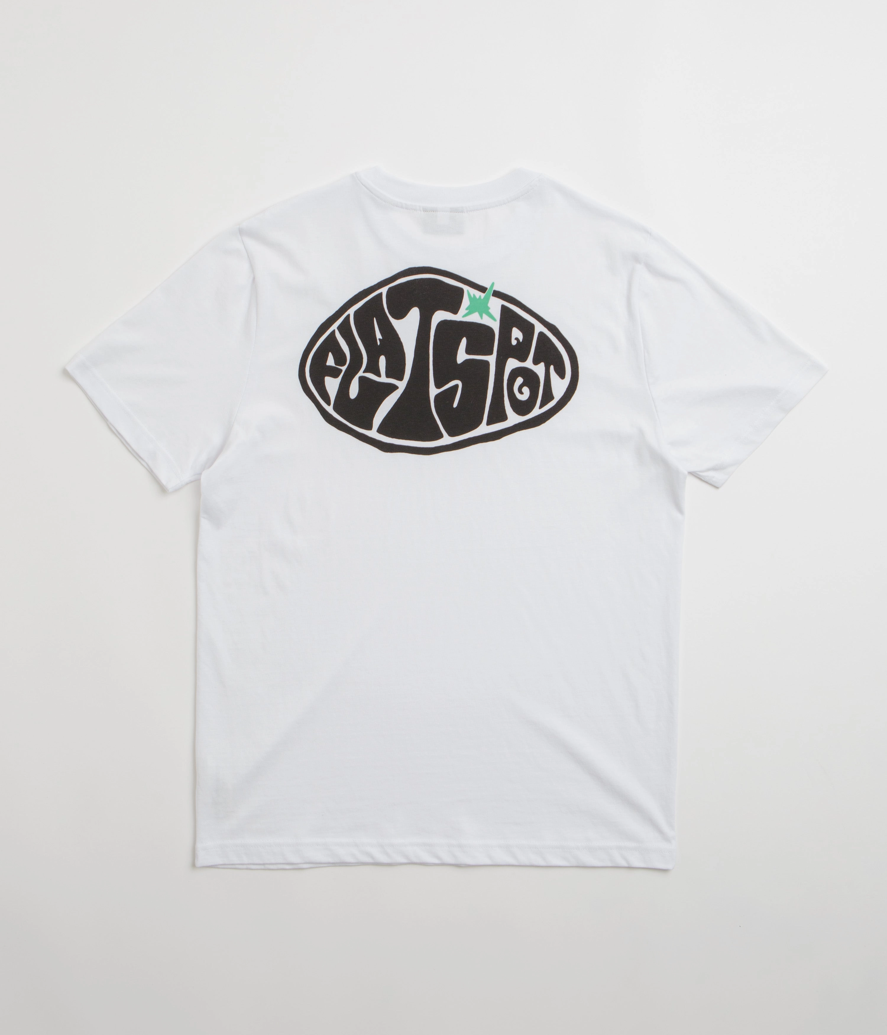 Breathable Material flatspot Hole T-Shirt - White