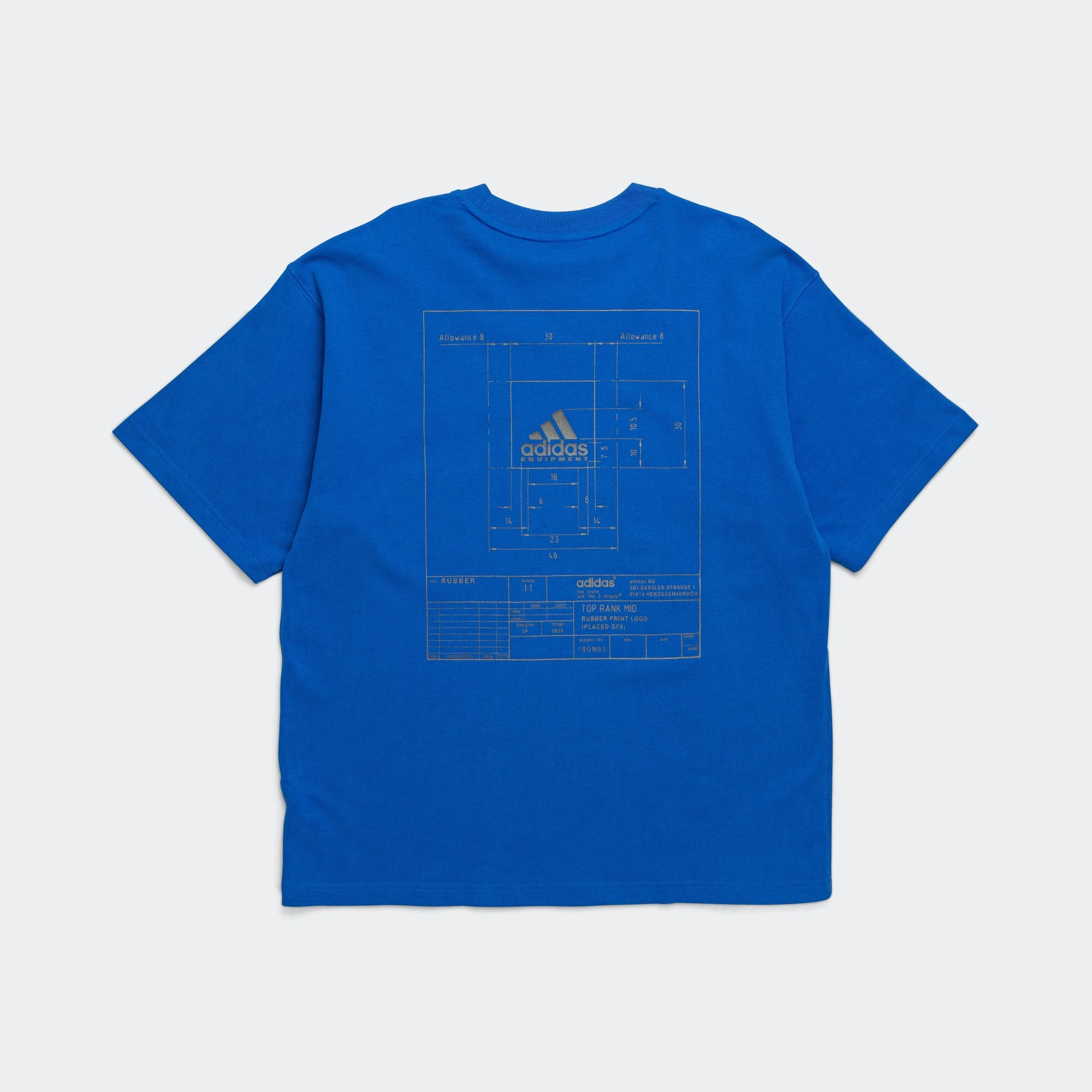 Chill Vibe EQT Small Logo Tee - EQT Blue