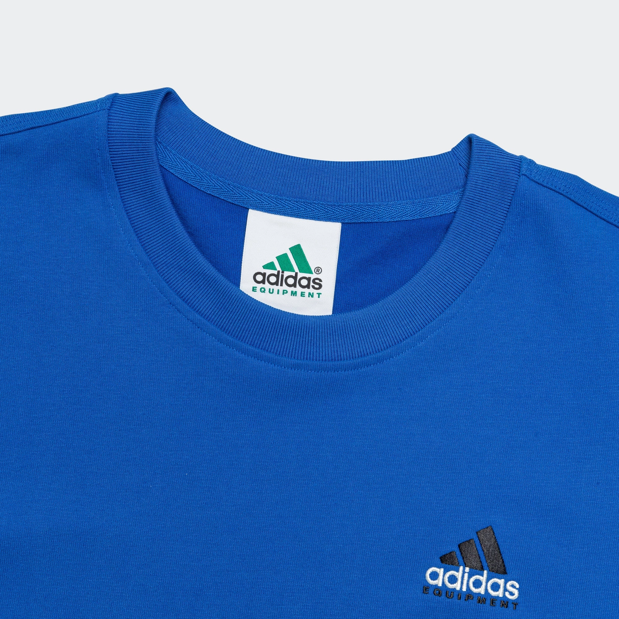 EQT Small Logo Tee - EQT Blue Yoga flexibility Soft Feel