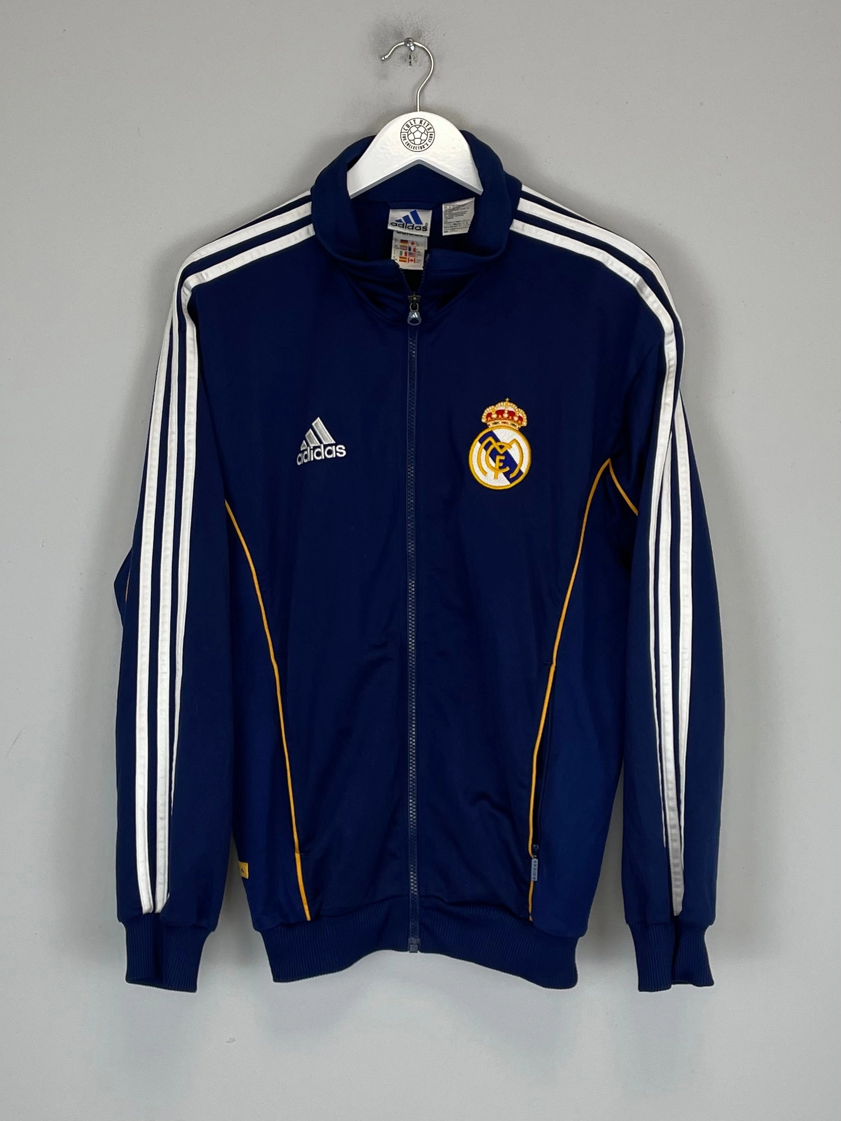 1998/99 REAL MADRID TRACKSUIT TOP (S) ADIDAS TwoLayerFabric