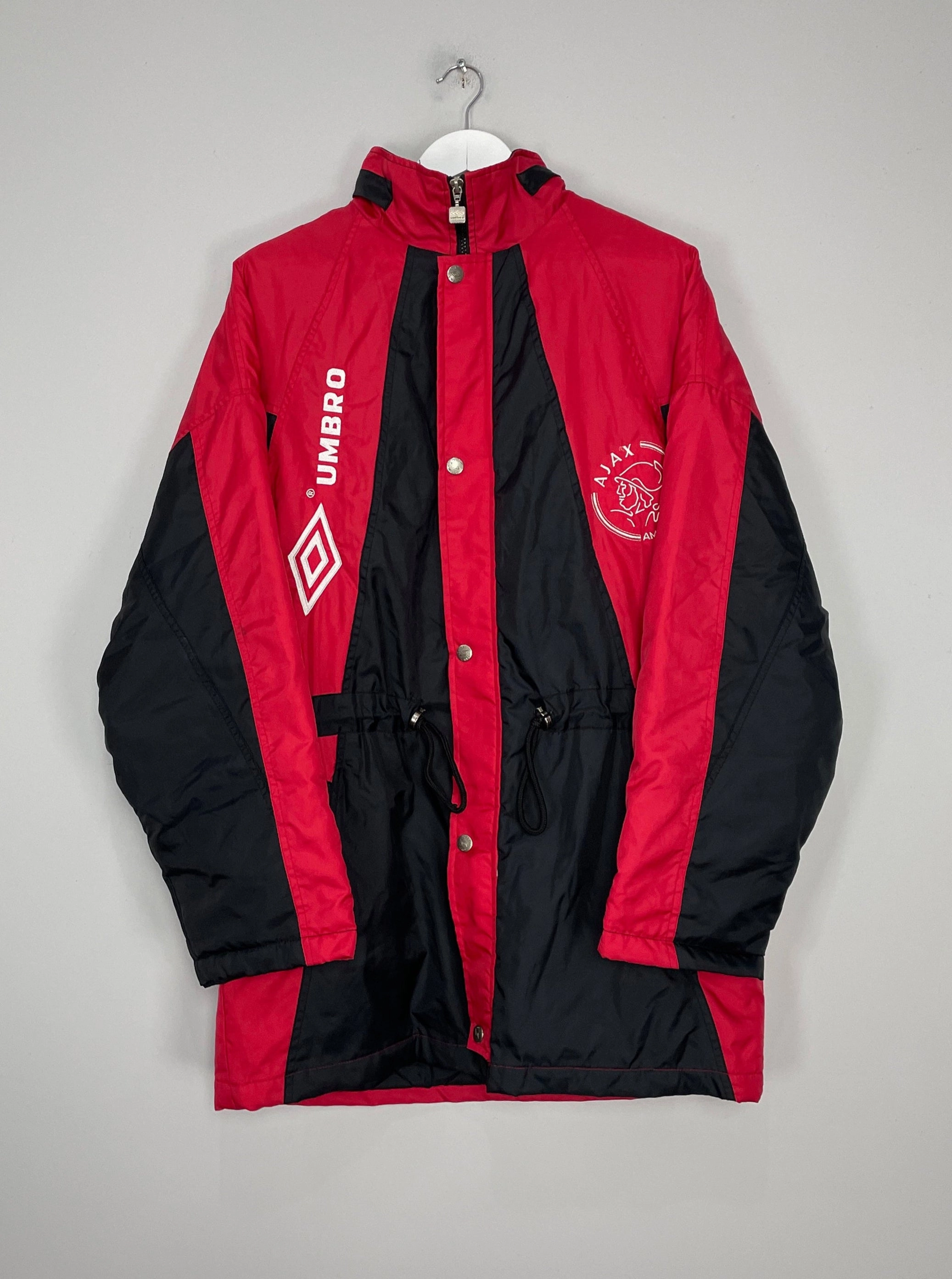 1994/95 AJAX BENCH COAT (M) UMBRO QuickCompressionRecovery Energy Return Foam