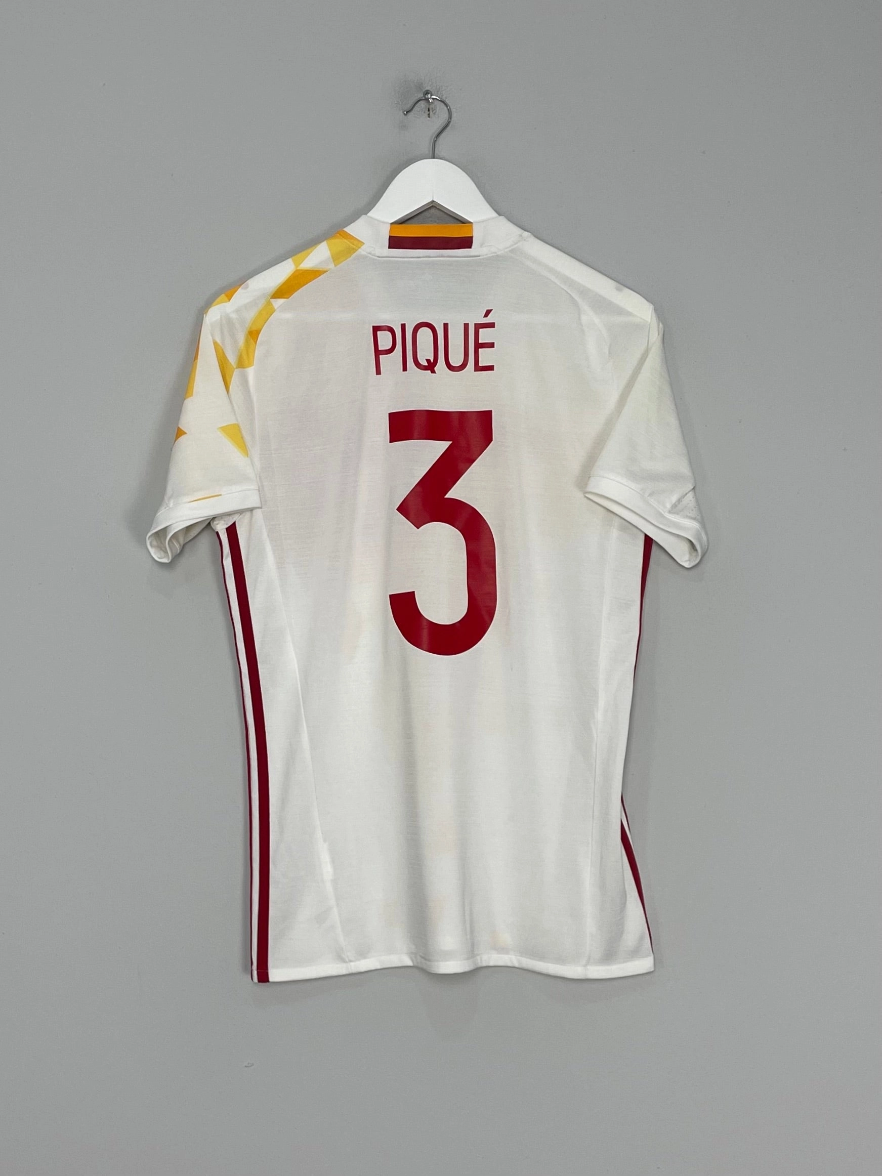 Tagless Comfort 2016/17 SPAIN PIQUE #3 AWAY SHIRT (S) ADIDAS