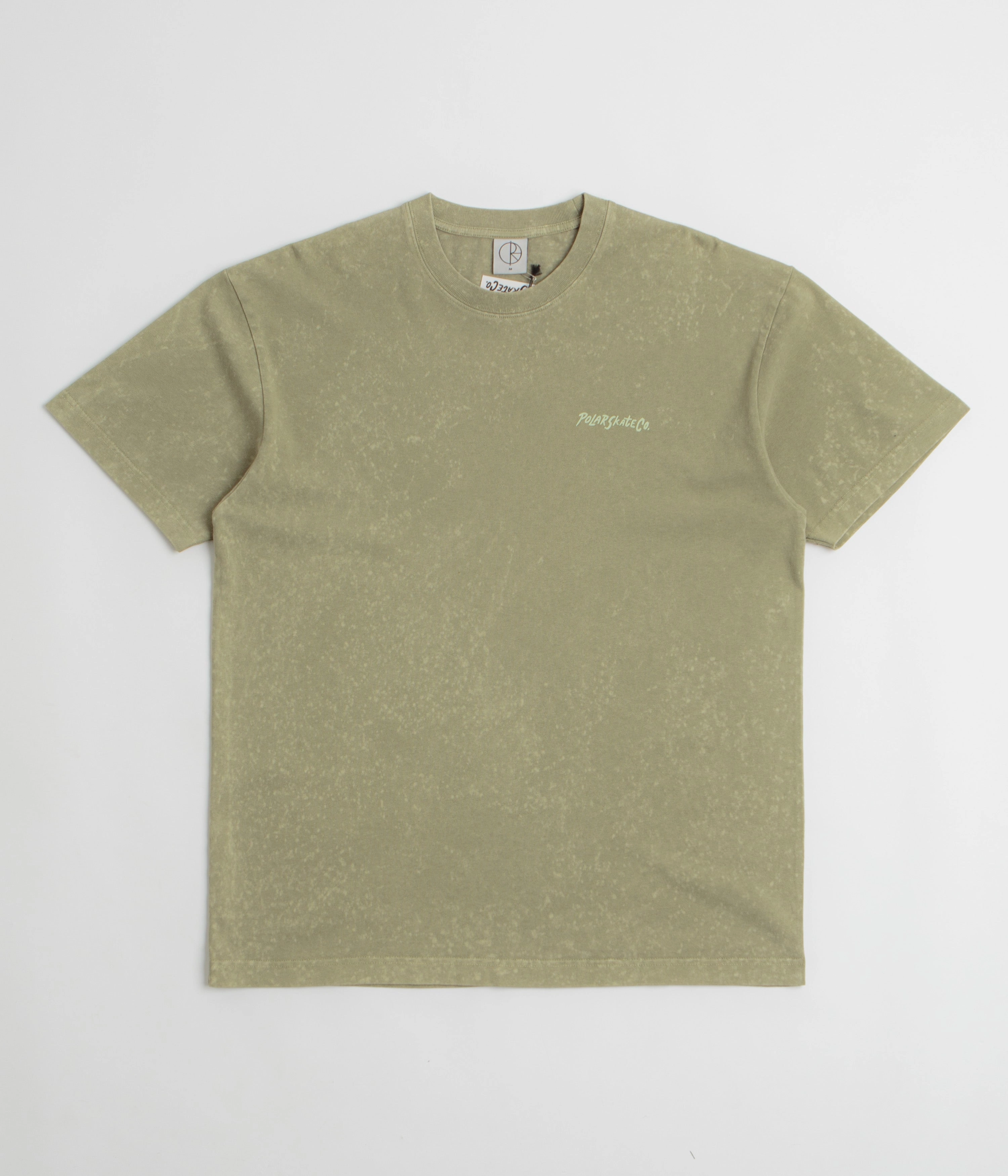 Classic Cut Polar Surf Logo Acid T-Shirt - Light Green