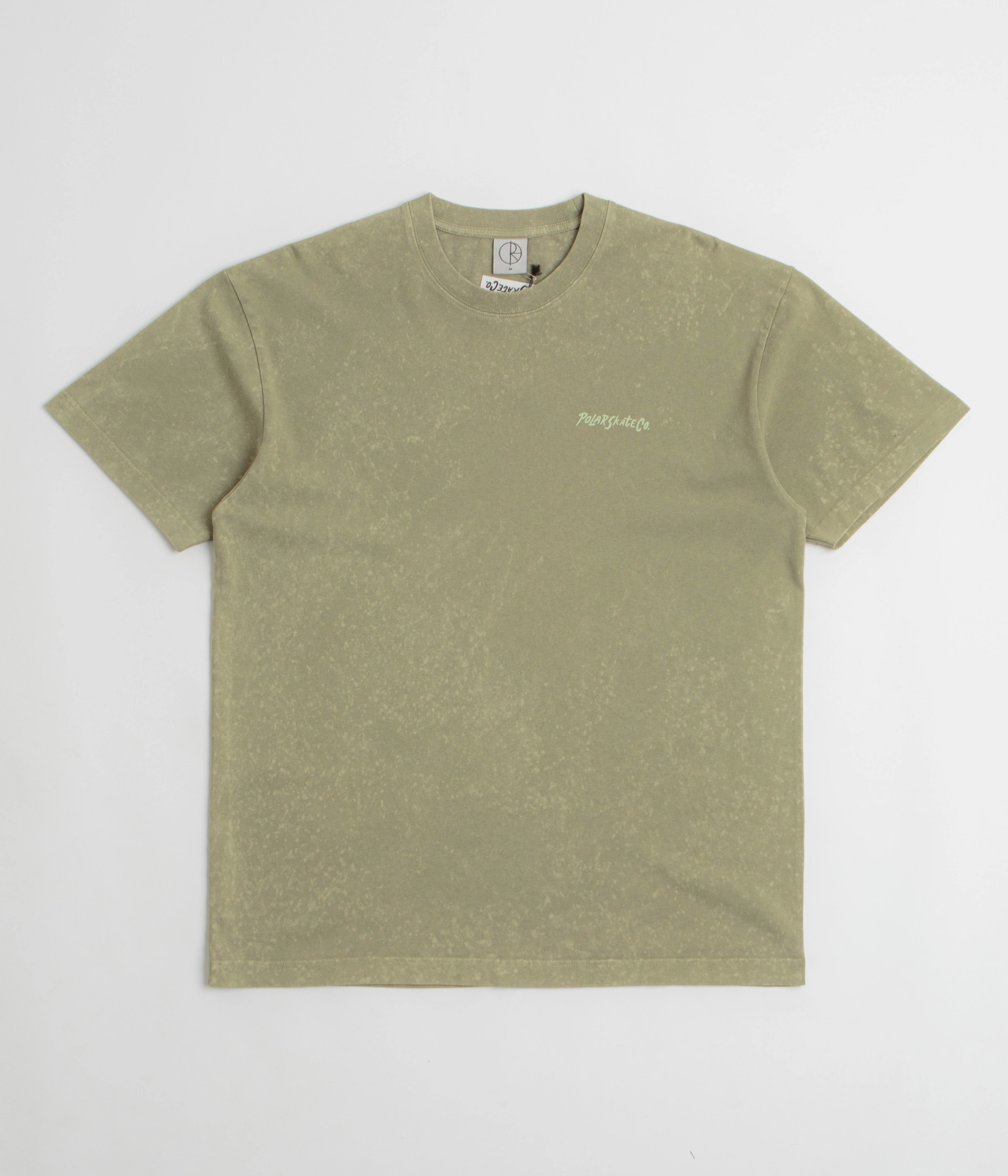 Polar Surf Logo Acid T-Shirt - Light Green Minimal Style Trend