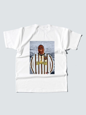 NYC BIGGIE TEE Heathered Fabric