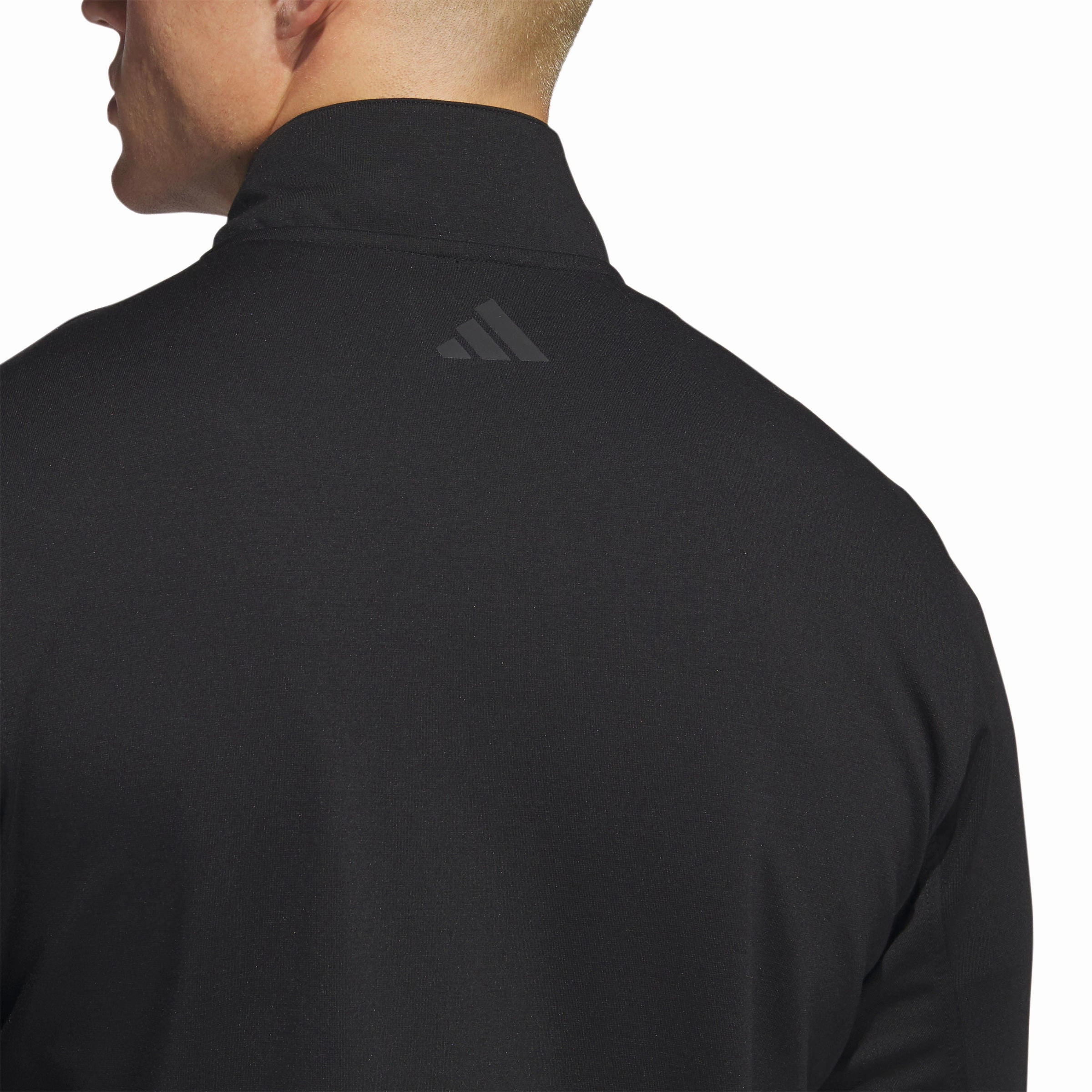 appropriate for hiking Elevated Quarter Zip | BLACK
