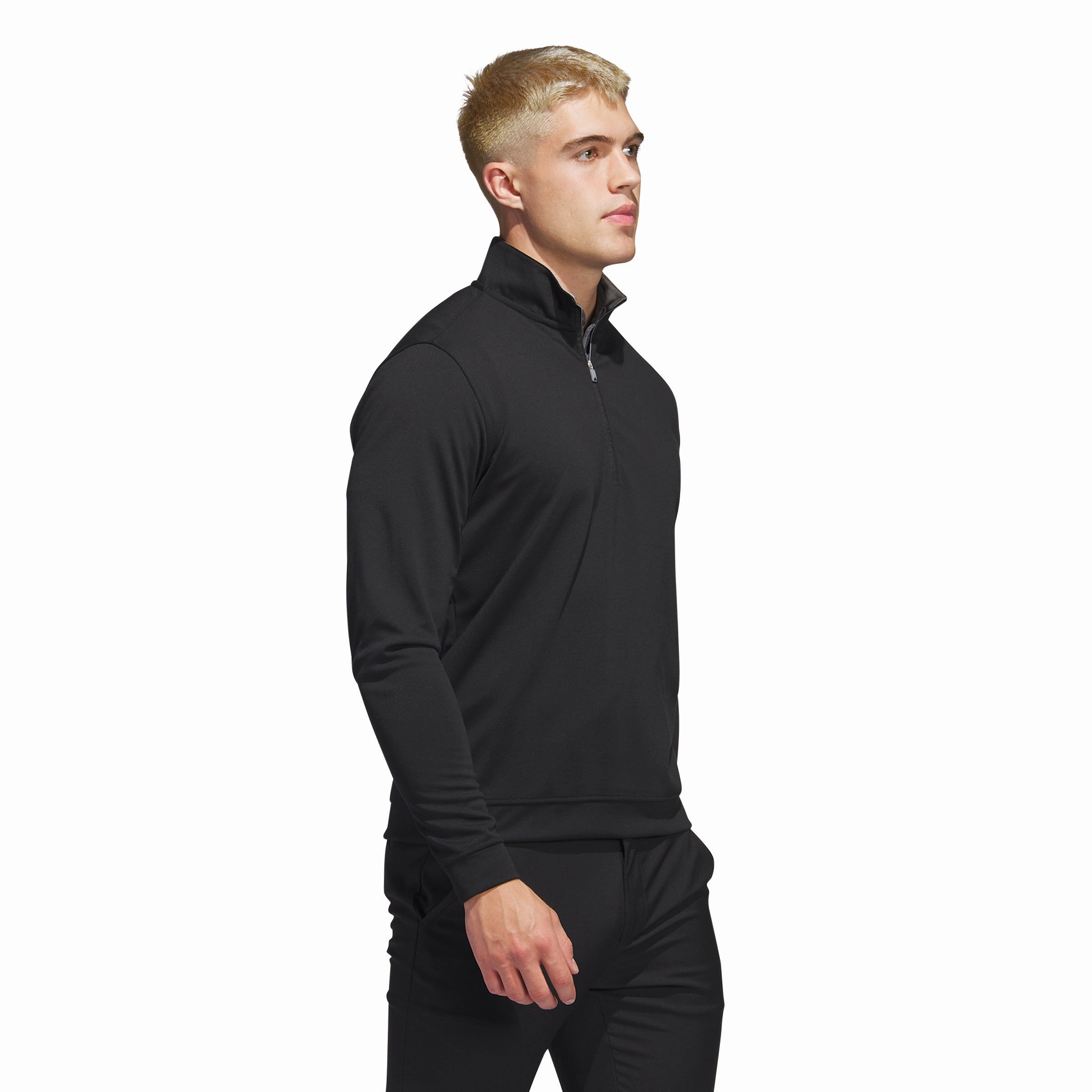 product office appropriateness Elevated Quarter Zip | BLACK