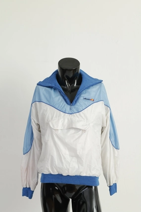 Non Restrictive Cut Ellesse Italy Vintage L / XL women jacket windbreaker anorak festival 80s