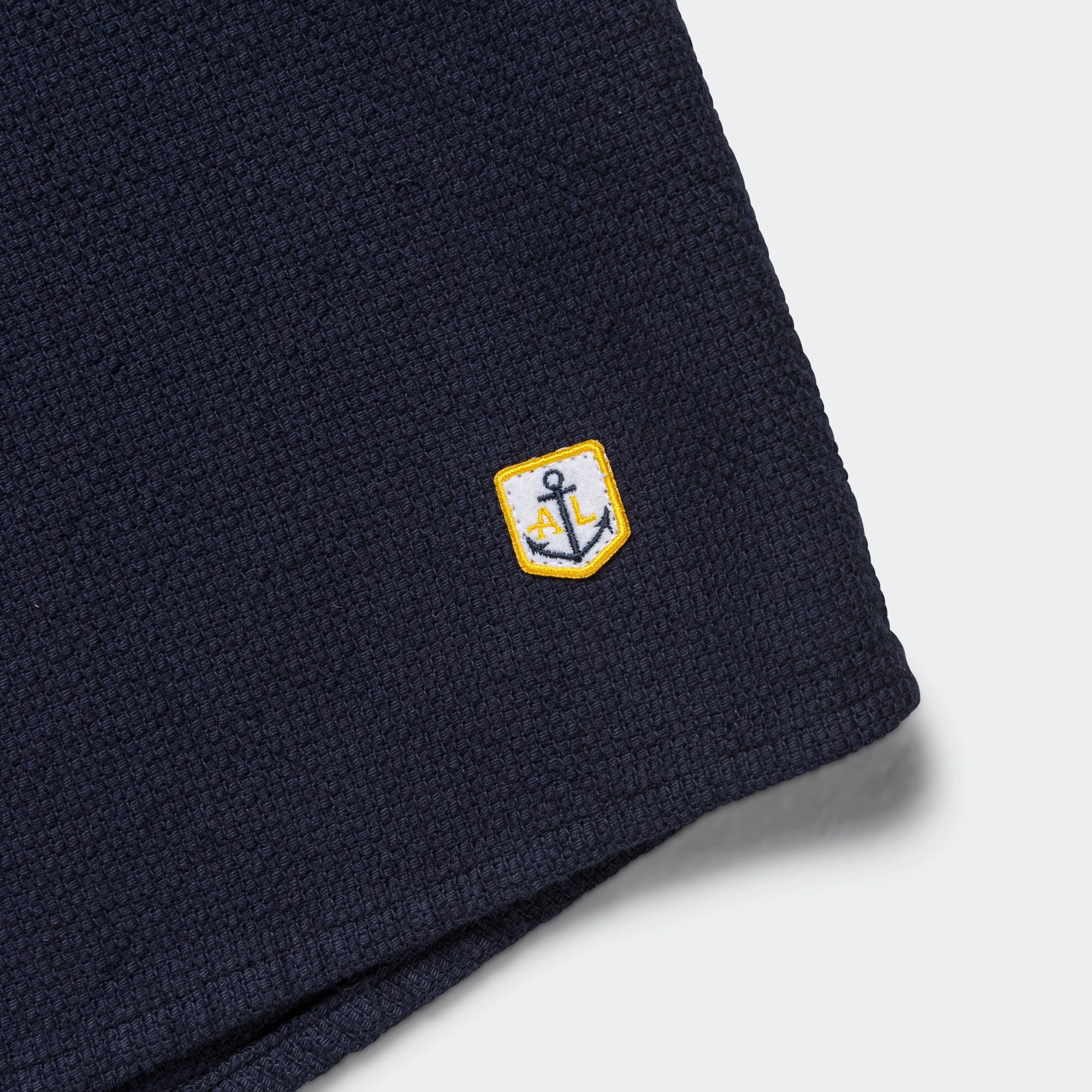 Plaid Design Smart Appearance Heritage SS Shirt - Navy