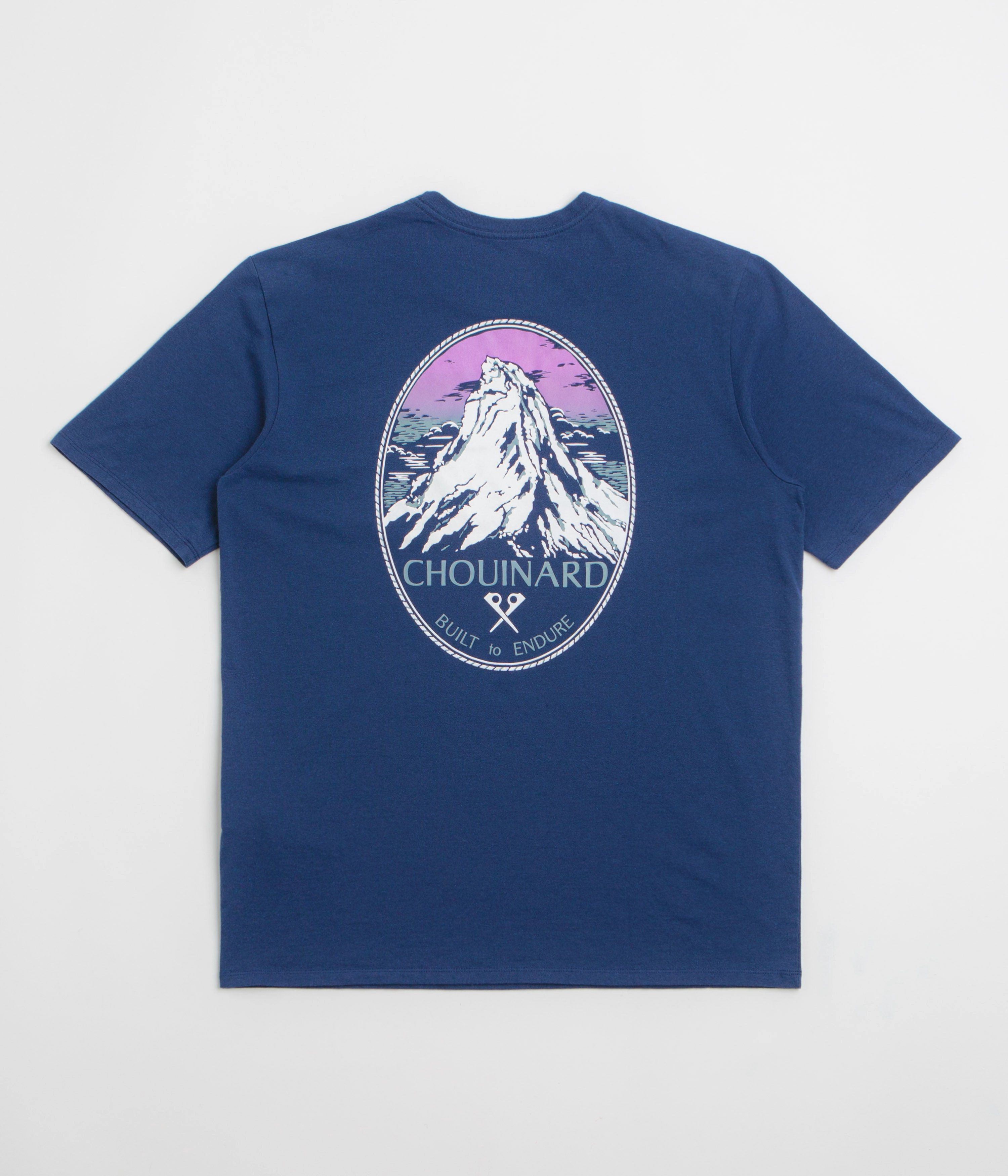 Patagonia Chouinard Crest Pocket Responsibili-Tee T-Shirt - Clement Blue Complementary Colors