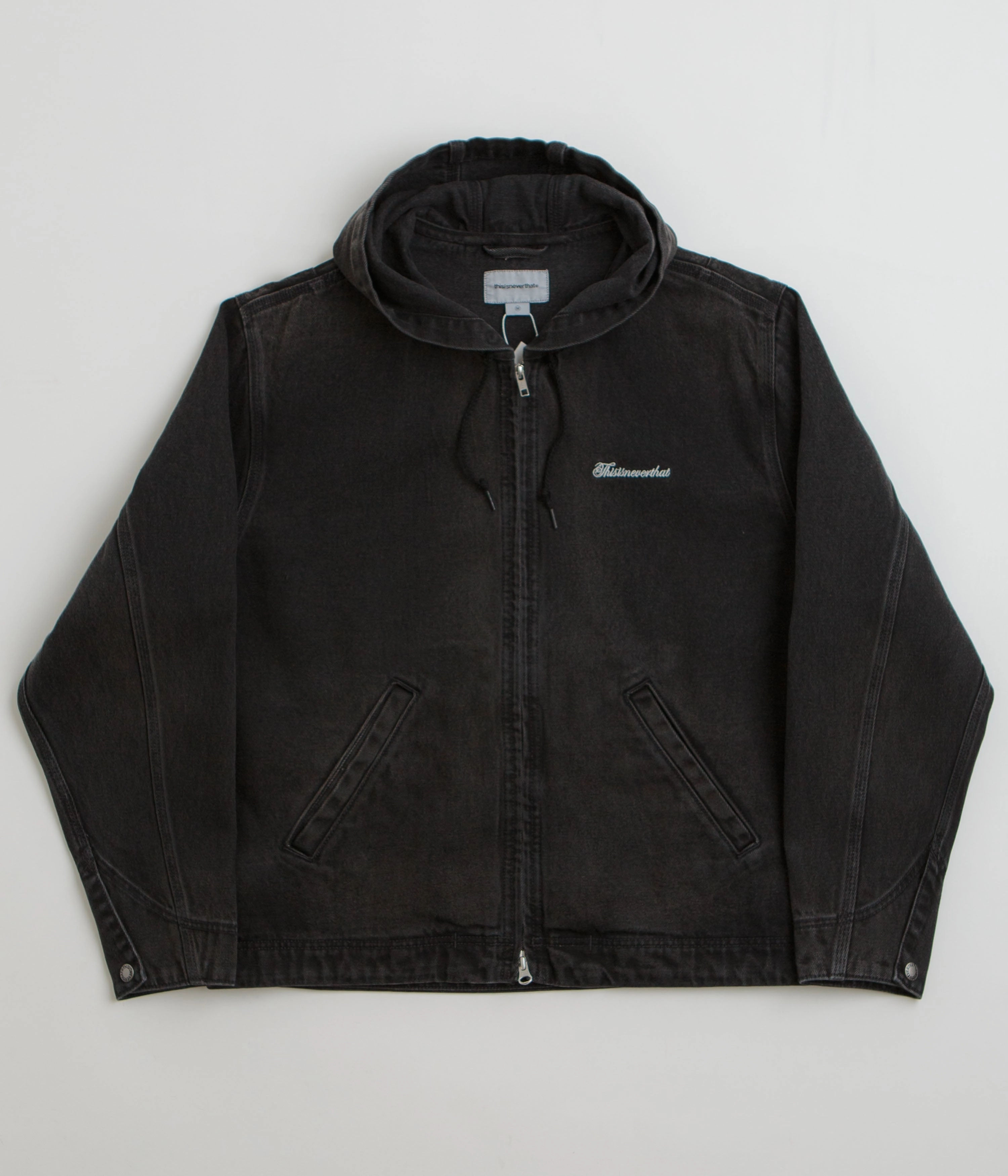 petite size thisisneverthat Washed Carpenter Jacket - Black