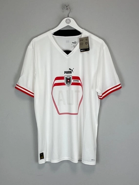 2022/23 AUSTRIA *BNWT* AWAY SHIRT (XL) PUMA Non Restrictive Cuffs Relaxed Performance