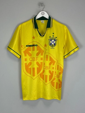 1994 BRAZIL #19 HOME SHIRT (M) UMBRO Smooth Texture