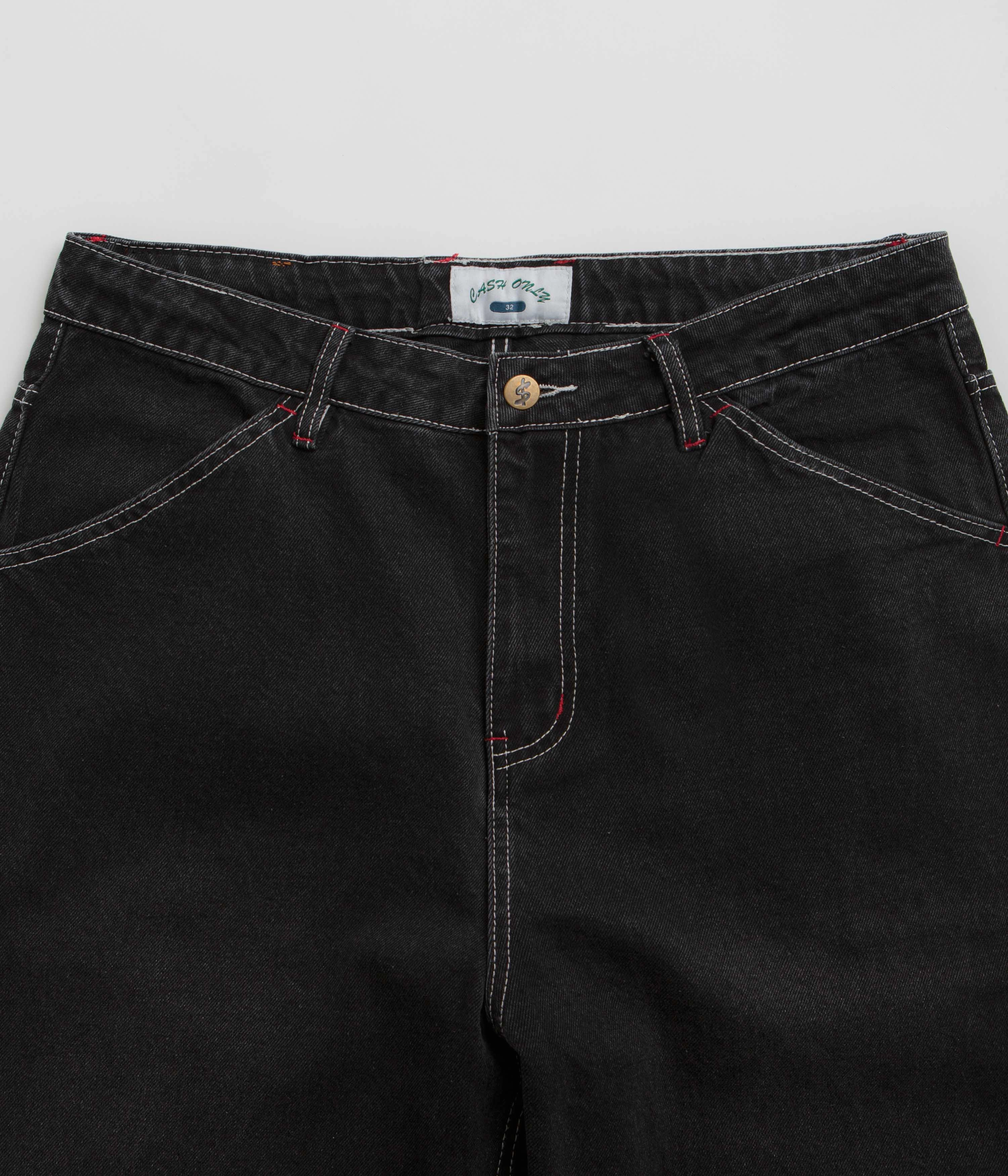 Style Simplicity Natural Style Cash Only Halftime Jeans - Distressed Black