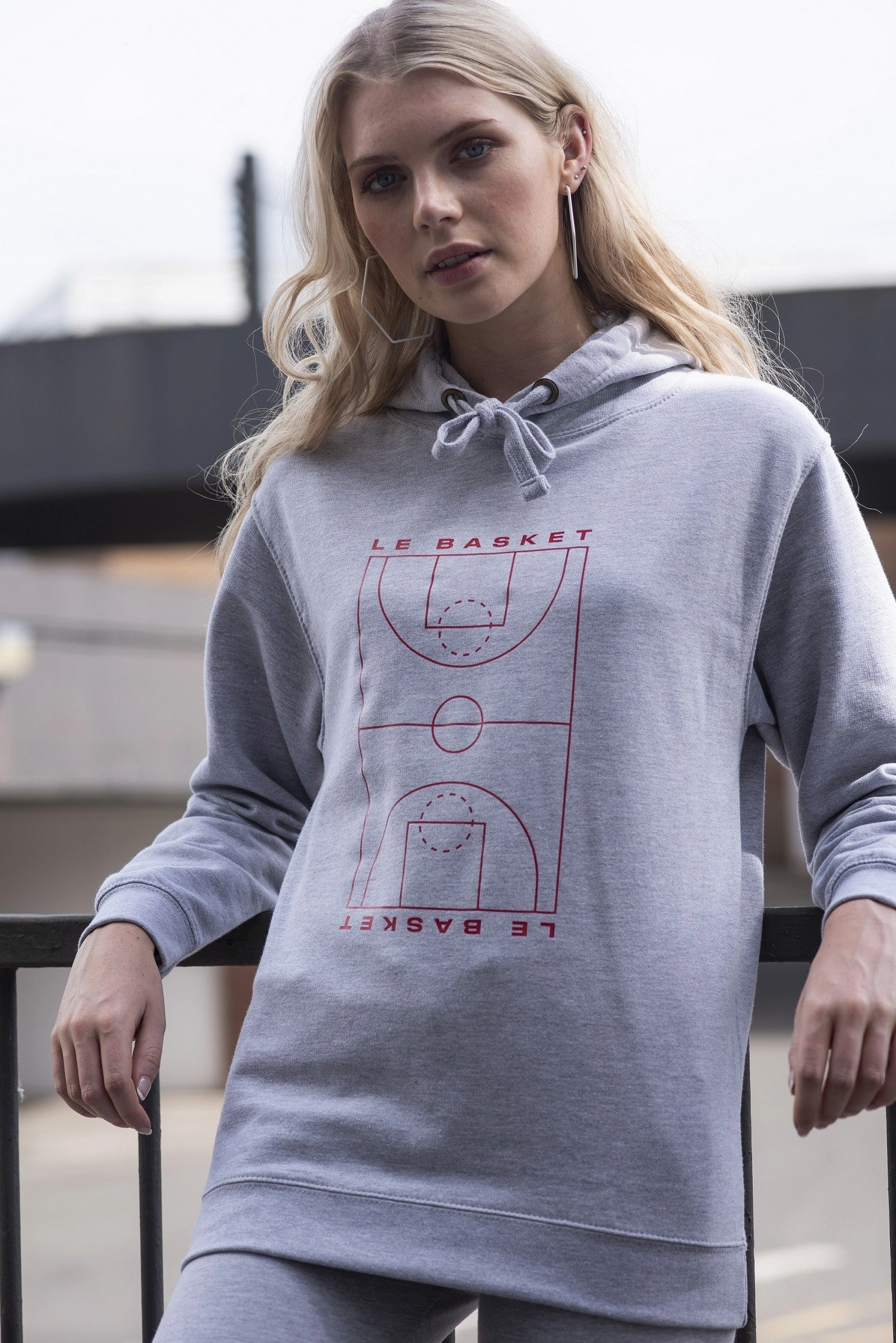 Sun wear Dual Pocket Configuration Epic Print Hoodie | ARCTIC WHITE