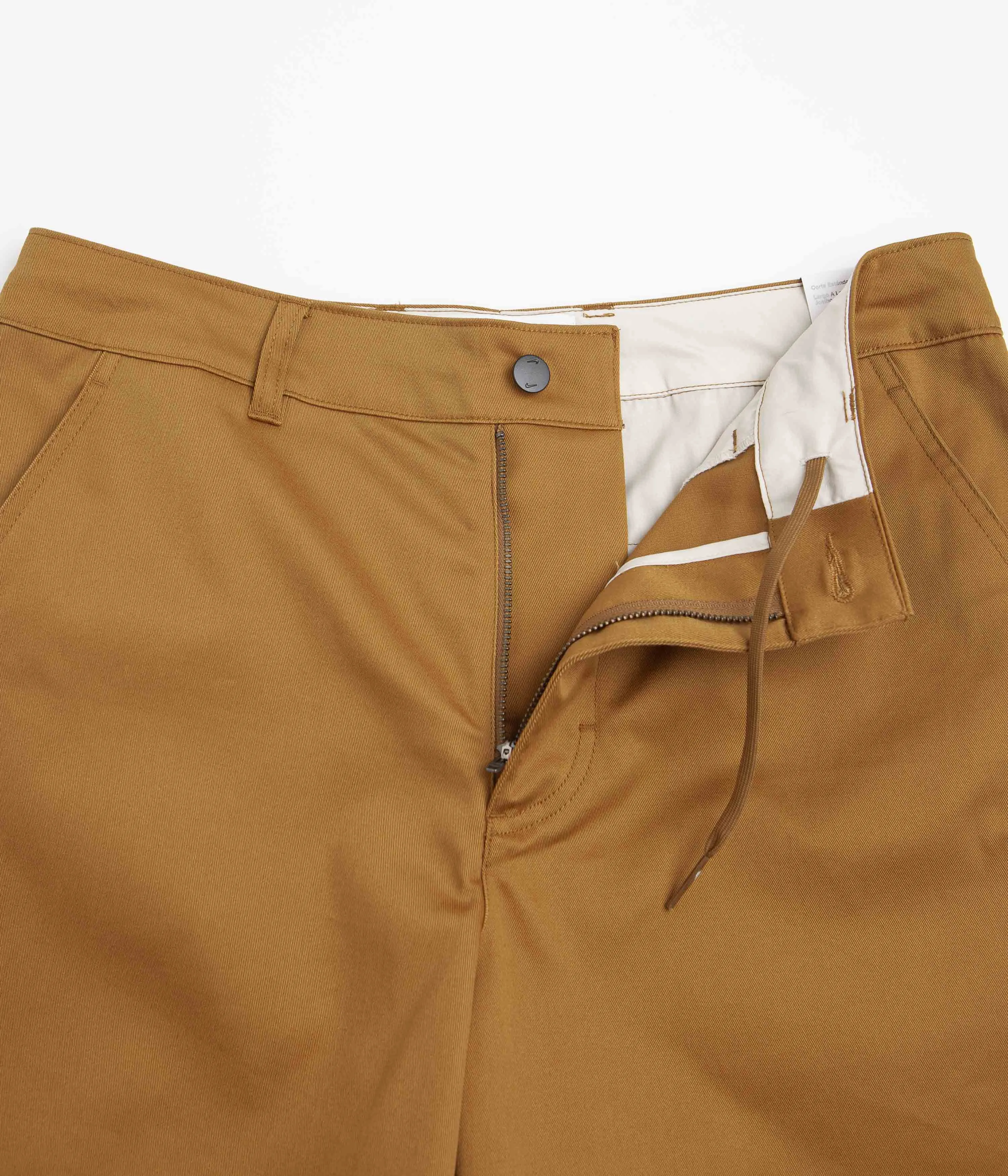 Nike SB El Chino Shorts - Ale Brown / White HypoallergenicLining Chafe Resistant Lining