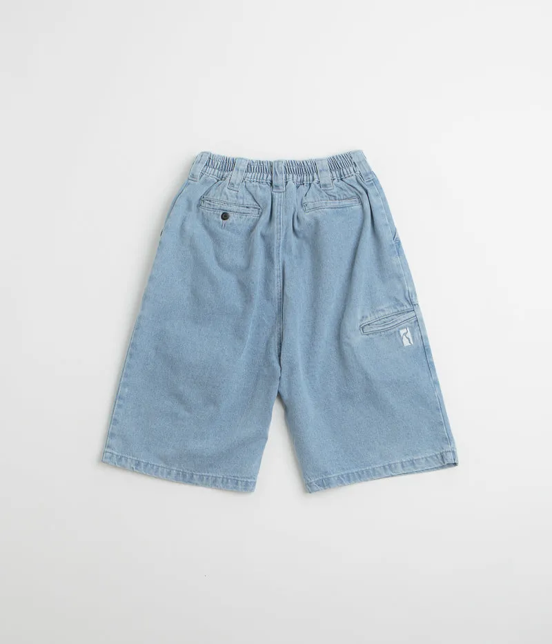 Non Restrictive Movement Poetic Collective Painter Shorts - Light Denim
