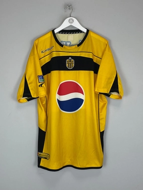2003/04 REAL ESPANA AWAY SHIRT (XXL) KAISER Quick Flex Energy Wear