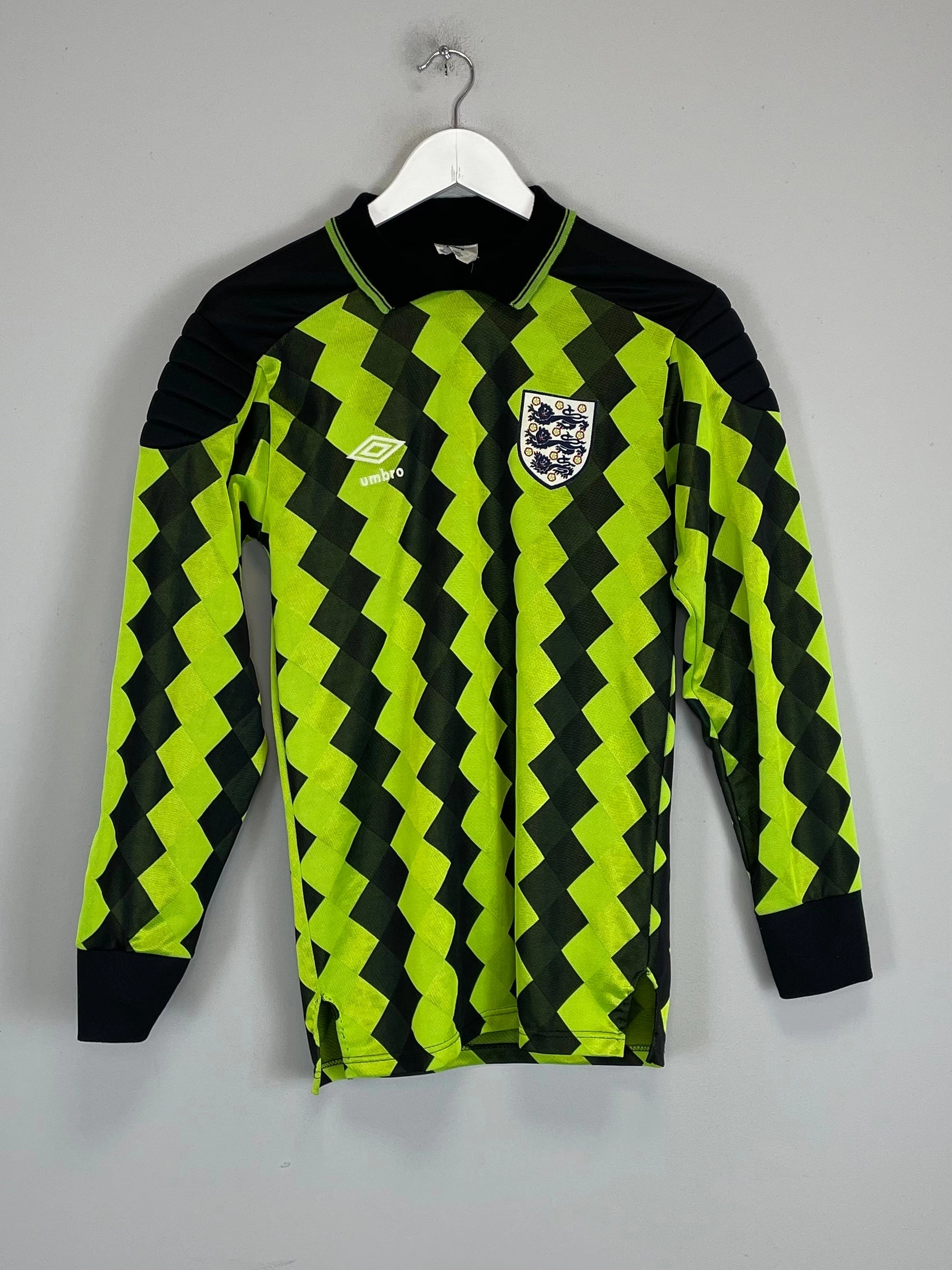 Thermoregulating Lining 1988/90 ENGLAND GK SHIRT (S) UMBRO