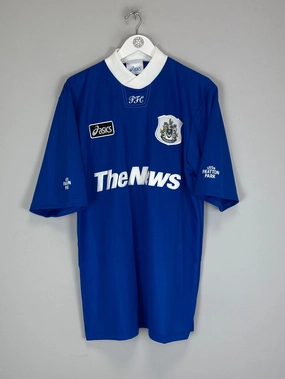 1995/97 PORTSMOUTH *MINT* HOME SHIRT (L) ASICS Comfort Plus Ventilated Design