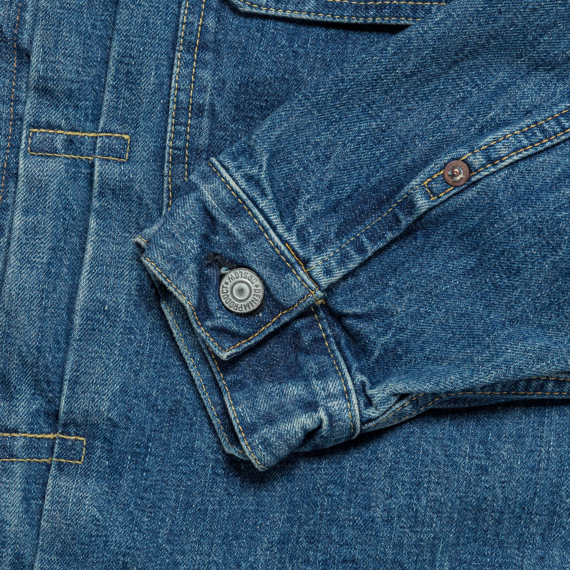 Type 2 1950's Denim Jacket - 2 Year Wash Adjustable Hem Lock System