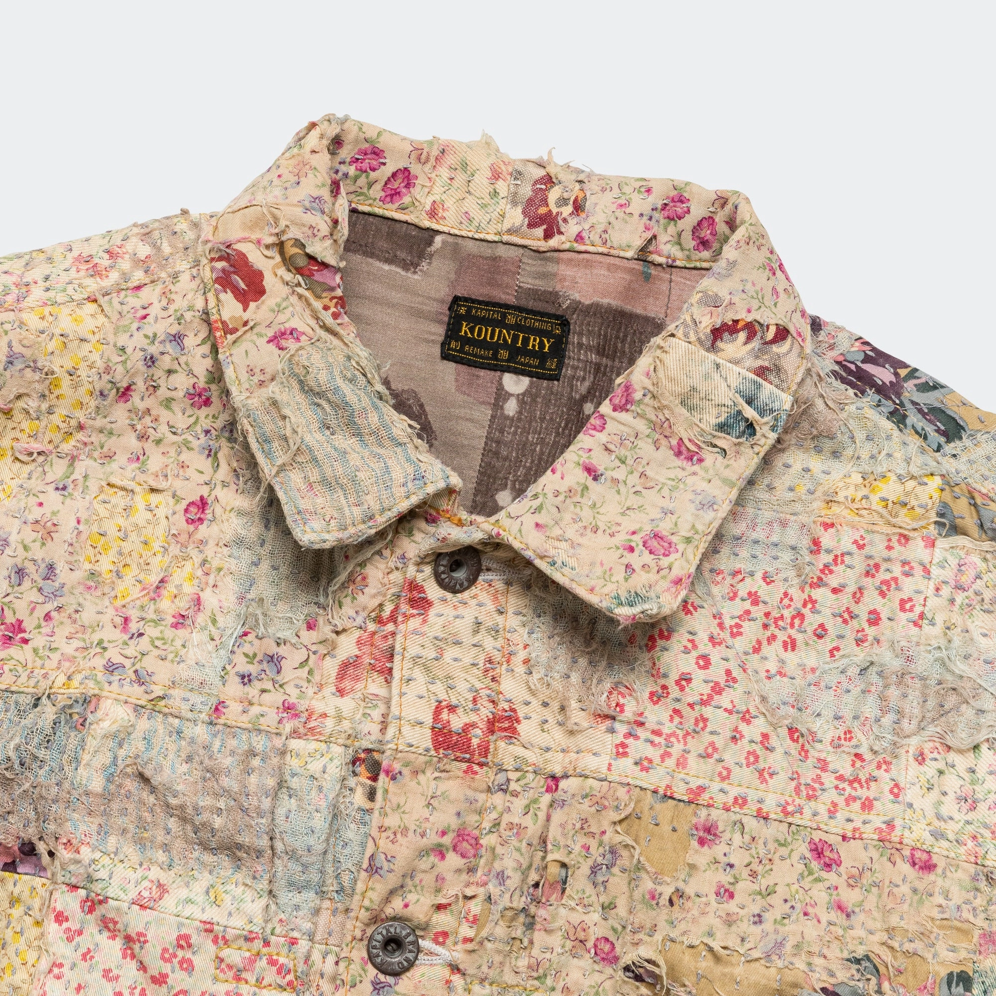 Champetre BORO Spring JKT - GrayBeige Stylish Layer