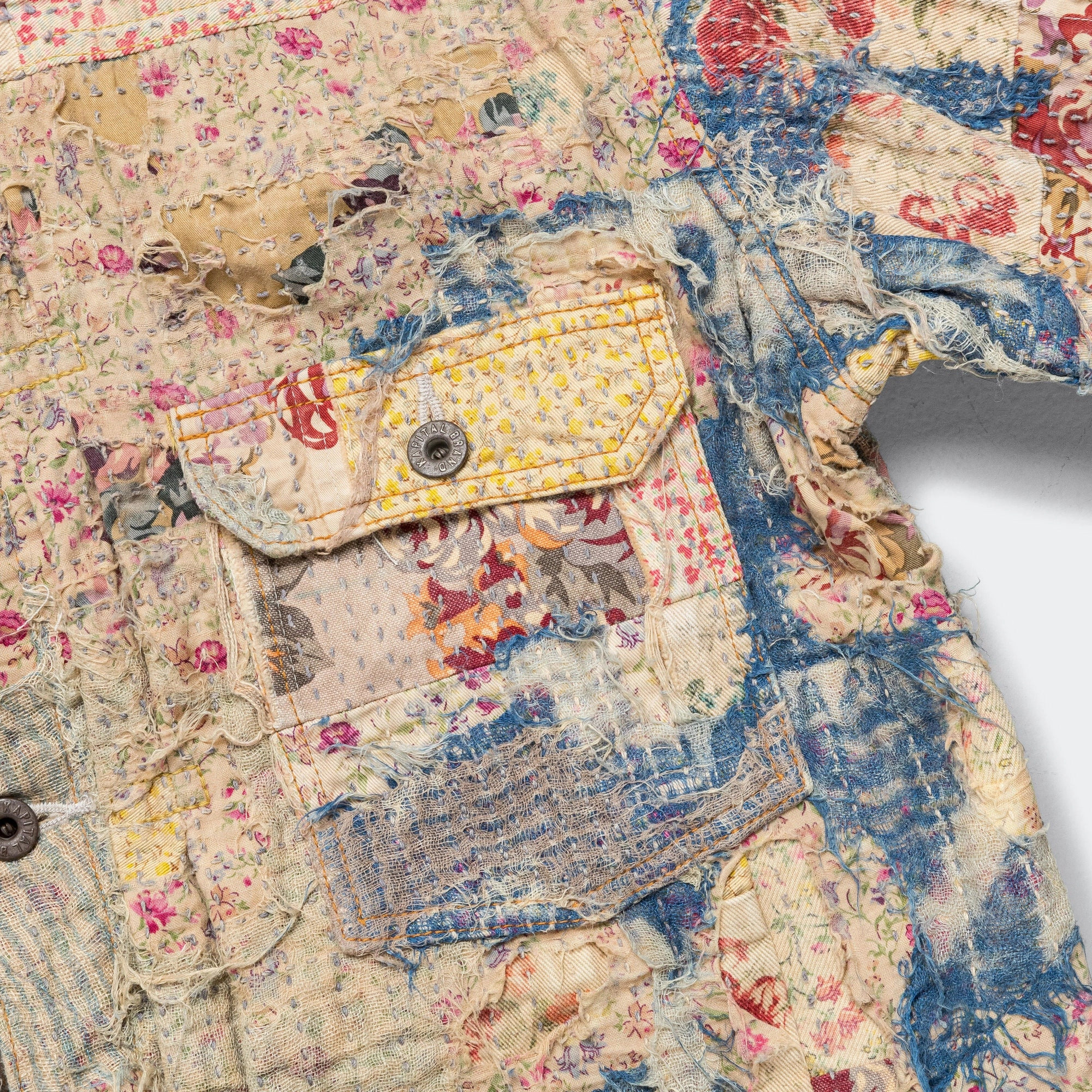 Champetre BORO Spring JKT - GrayBeige Clean Minimal Look Hydrophobic Treatment