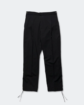 Twill Weave Texture ESC Trousers - Black