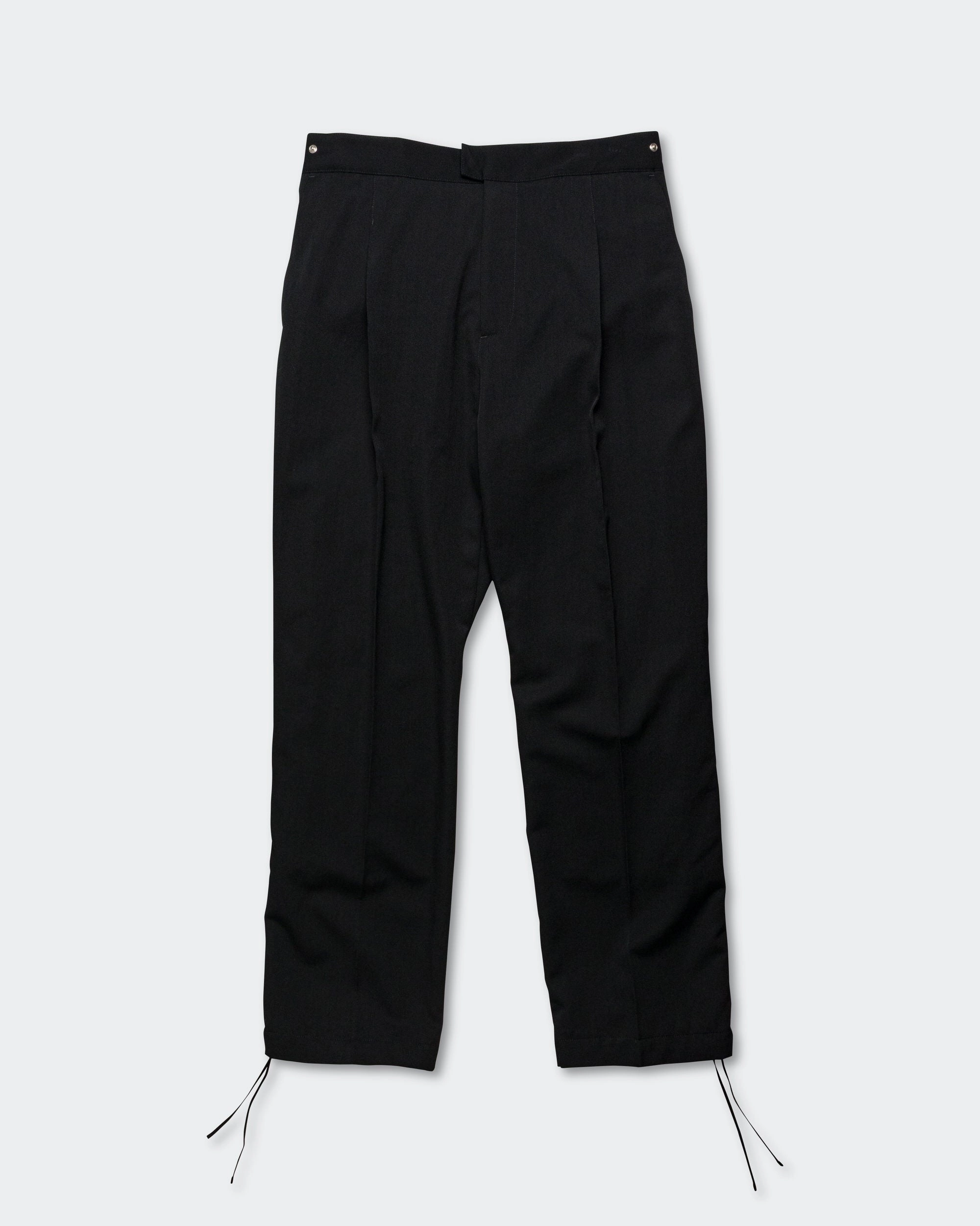 Twill Weave Texture ESC Trousers - Black