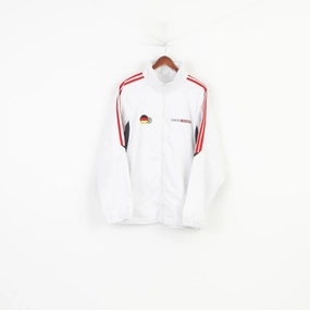 Esporte Men XL Jacket White Vintage Lightweight Full Zipper Sportswear Top Mountain Fit