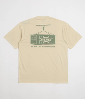 Dickies Apison T-Shirt - Wood Ash Drop Shoulder Design Breathable fabric