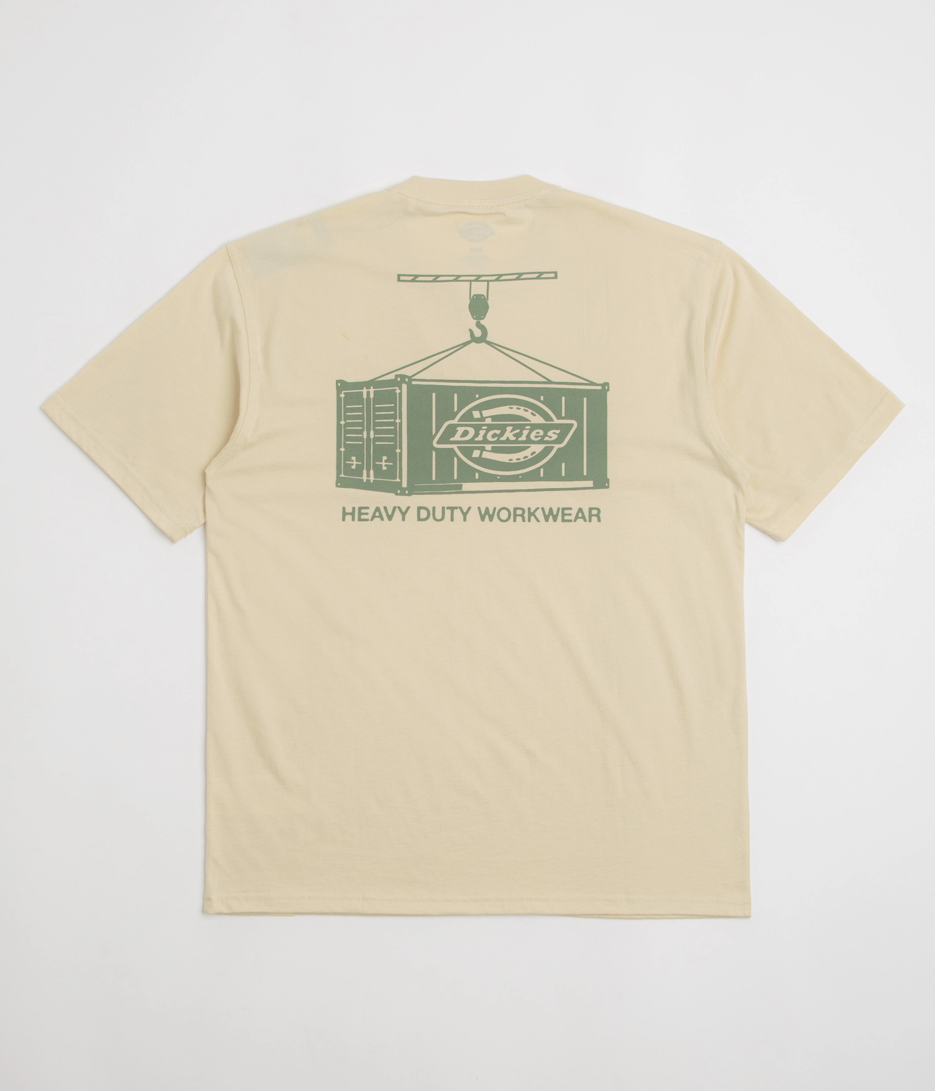 Dickies Apison T-Shirt - Wood Ash Drop Shoulder Design Breathable fabric