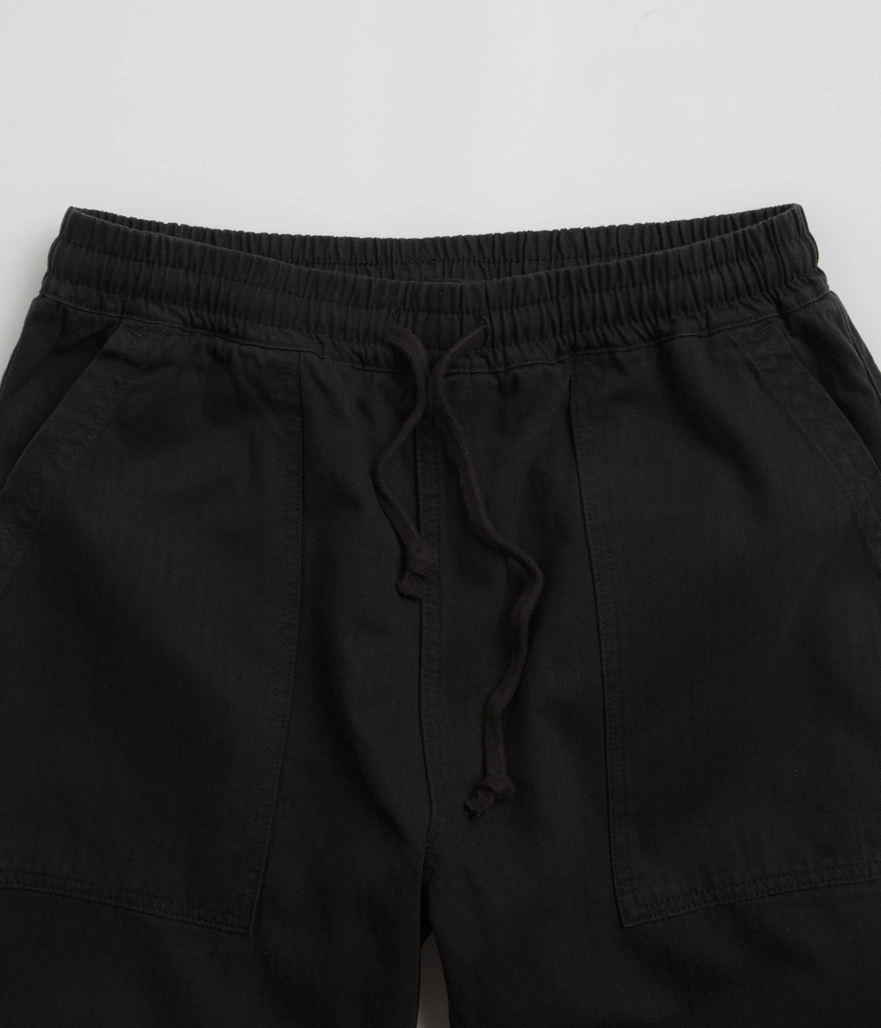 Service Works Herringbone Chef Pants - Black breath easy
