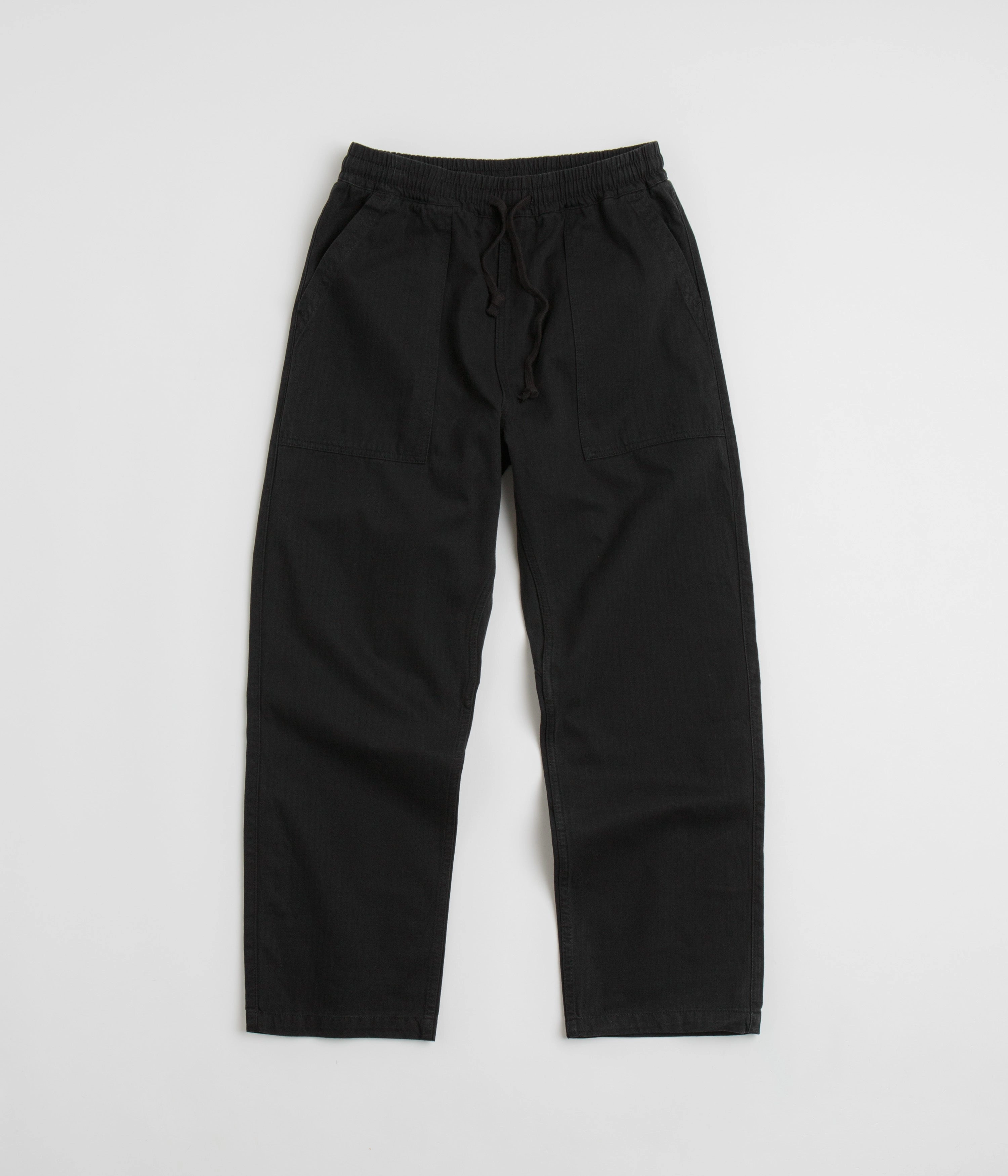 Service Works Herringbone Chef Pants - Black High Rise