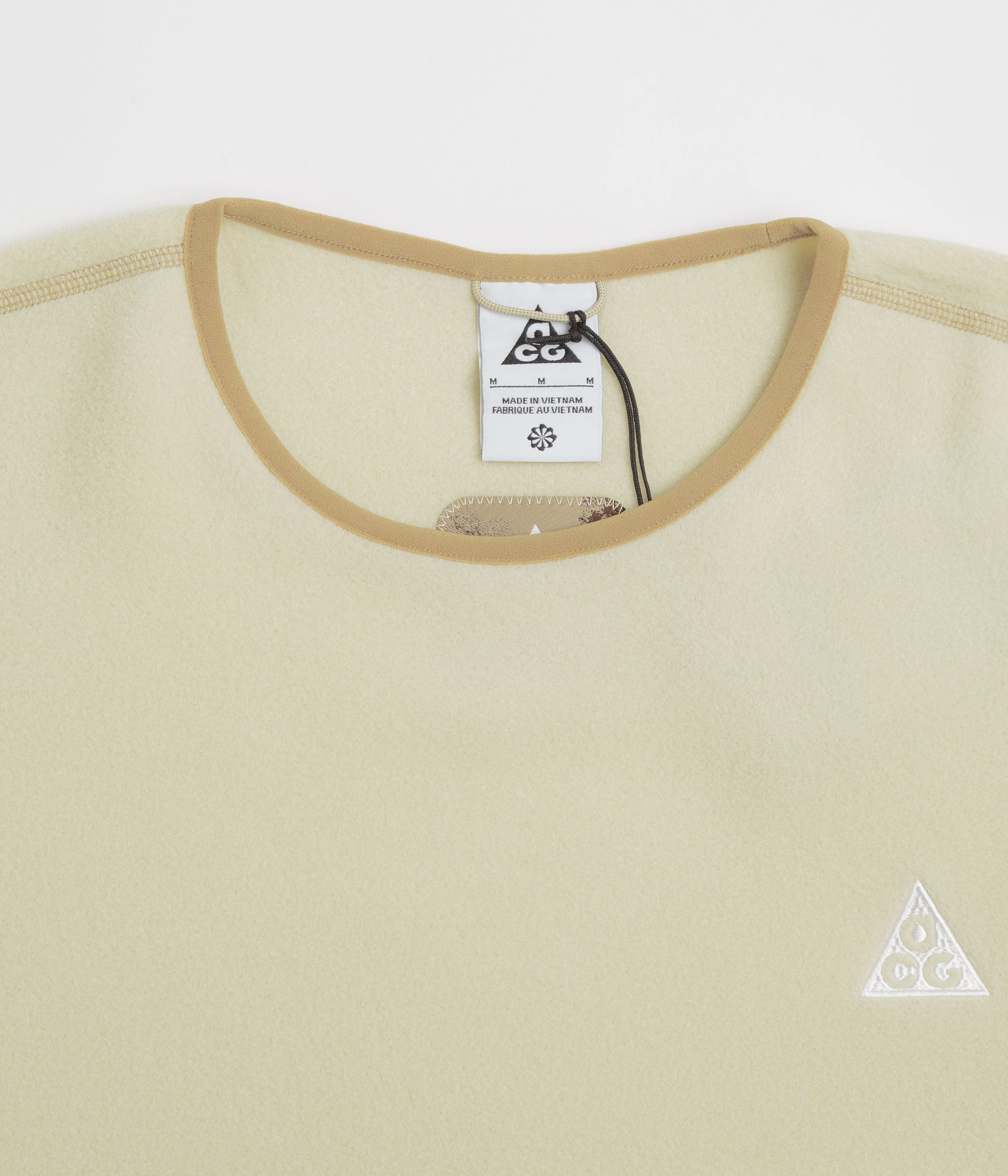 consumer preference Zip Closure Nike ACG Wolf Tree Crewneck Sweatshirt  - Light Khaki / Parachute Beige / Summit White