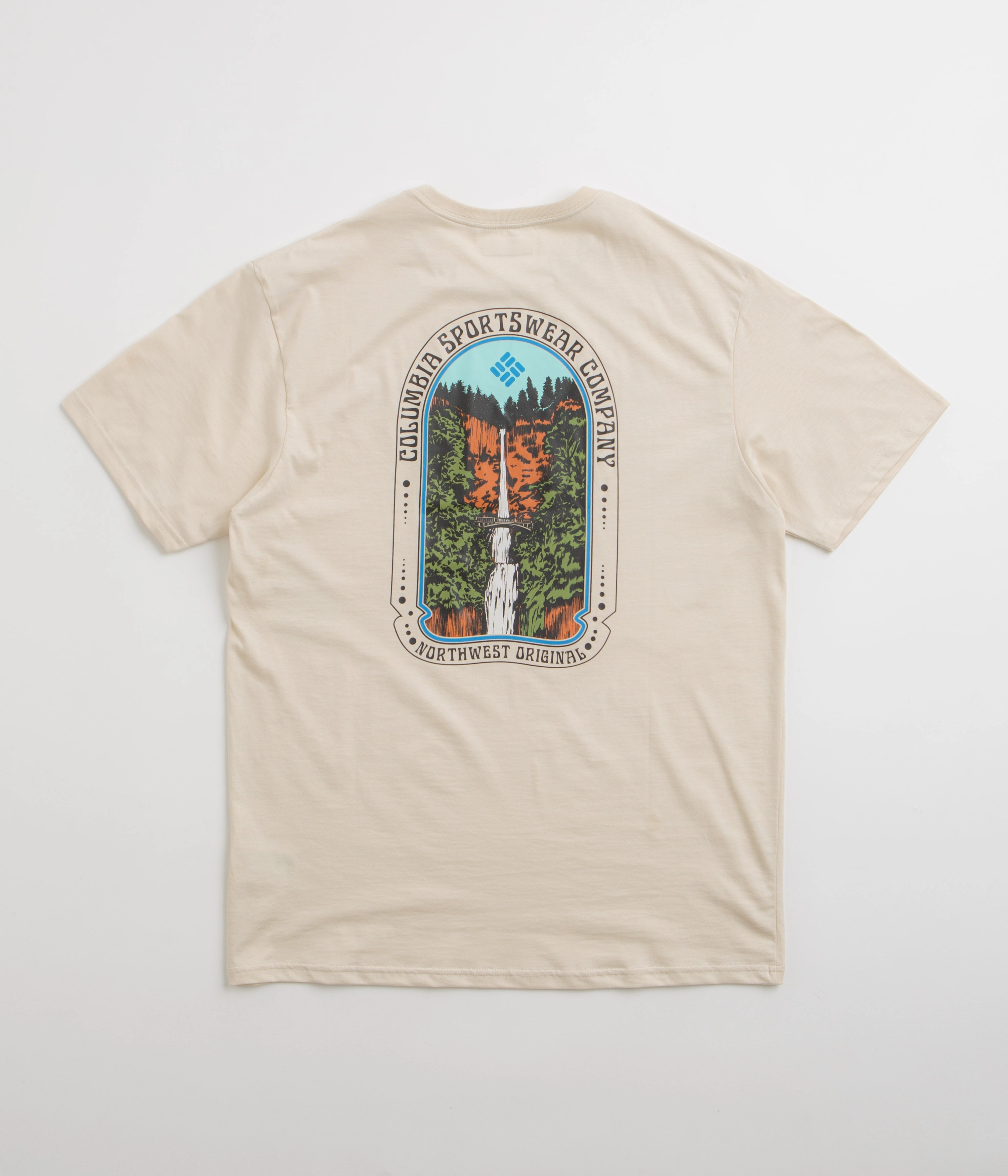 Slim fit sleekness Casual Wearable Columbia Cavalry Trail T-Shirt - Chalk