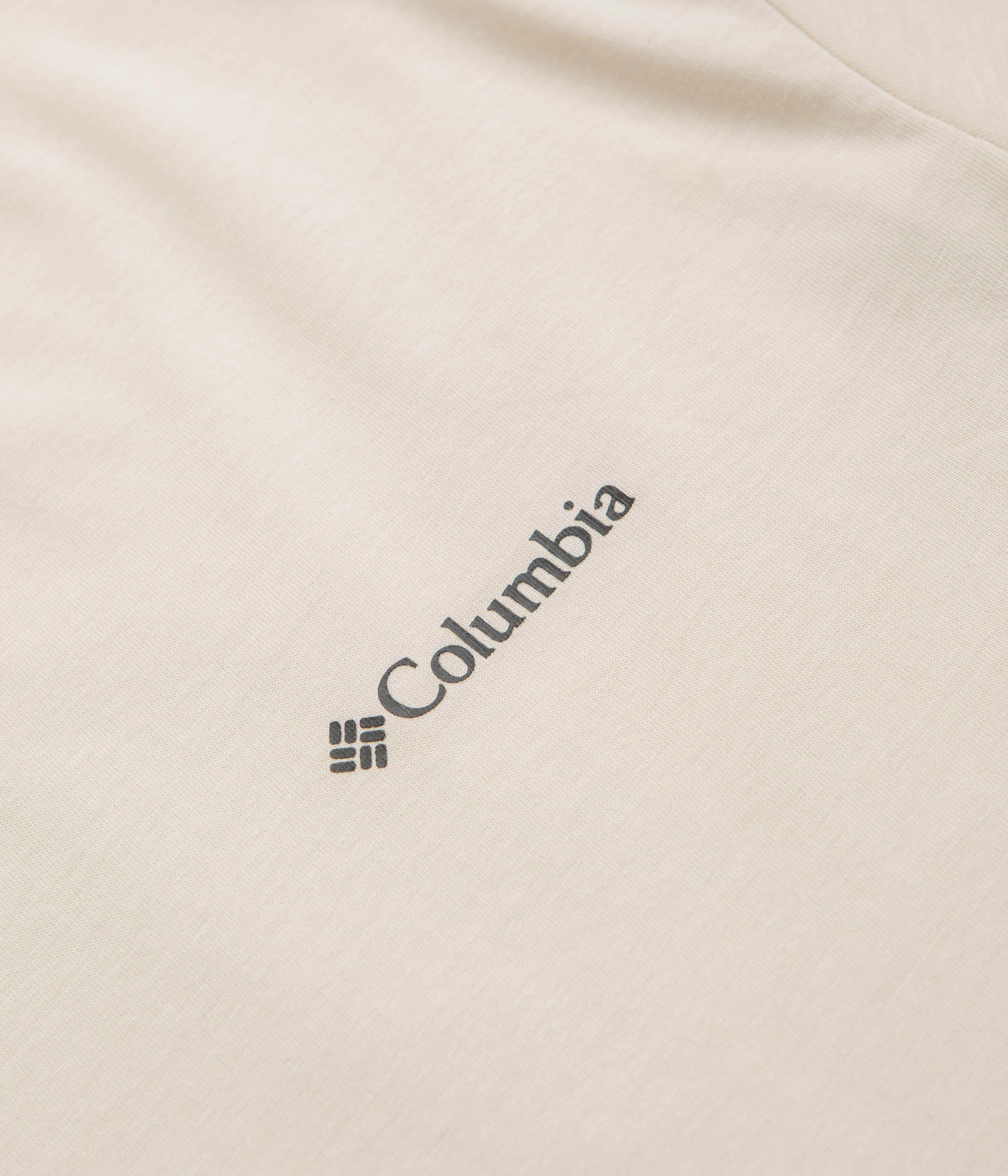 soft look Columbia Cavalry Trail T-Shirt - Chalk