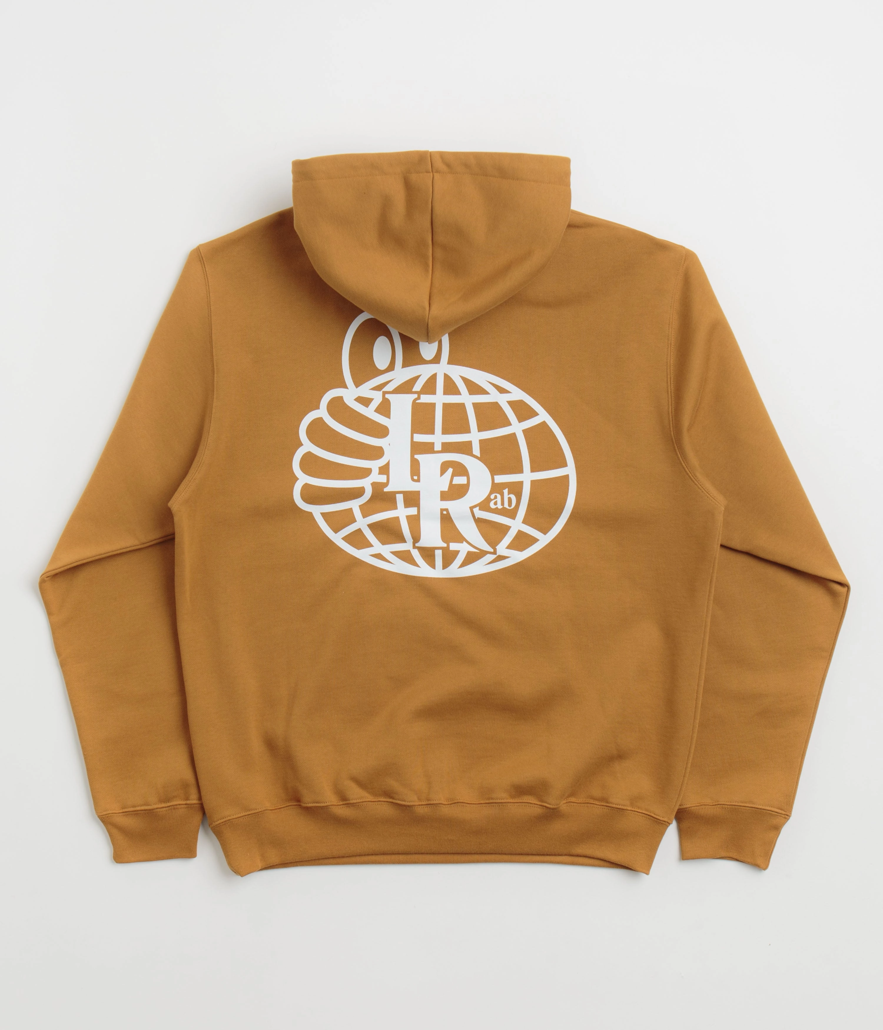 Quick Dry Material Last Resort AB Atlas Monogram Hoodie - Golden Brown / White