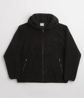 City Trend Skateboard Cafe Sherpa Fleece Hoodie - Black