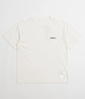 Active Wear Satisfy MothTech T-Shirt - Off White / Black