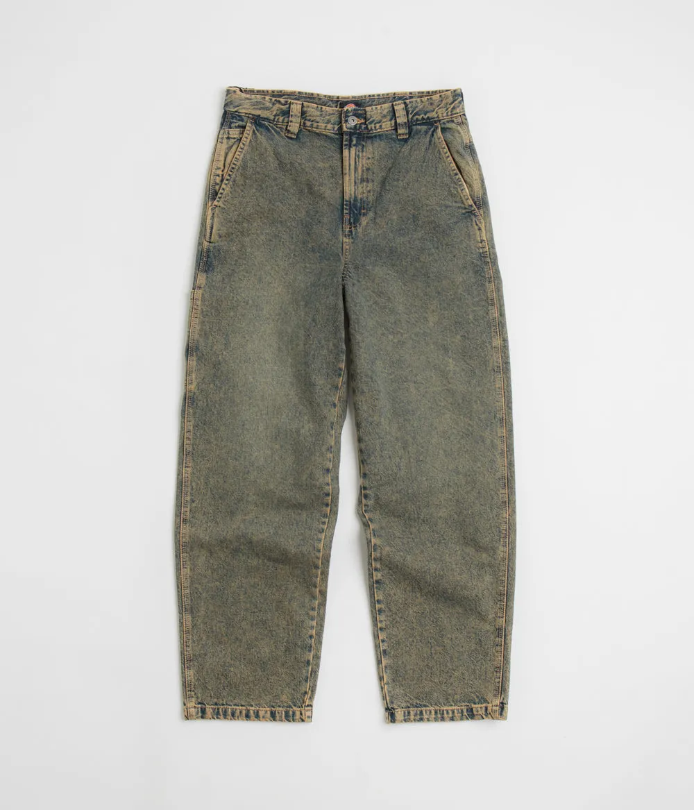 Breathable Travel Outfit Brunch Outfit Dickies Madison Jeans - Yellow Fade Indigo