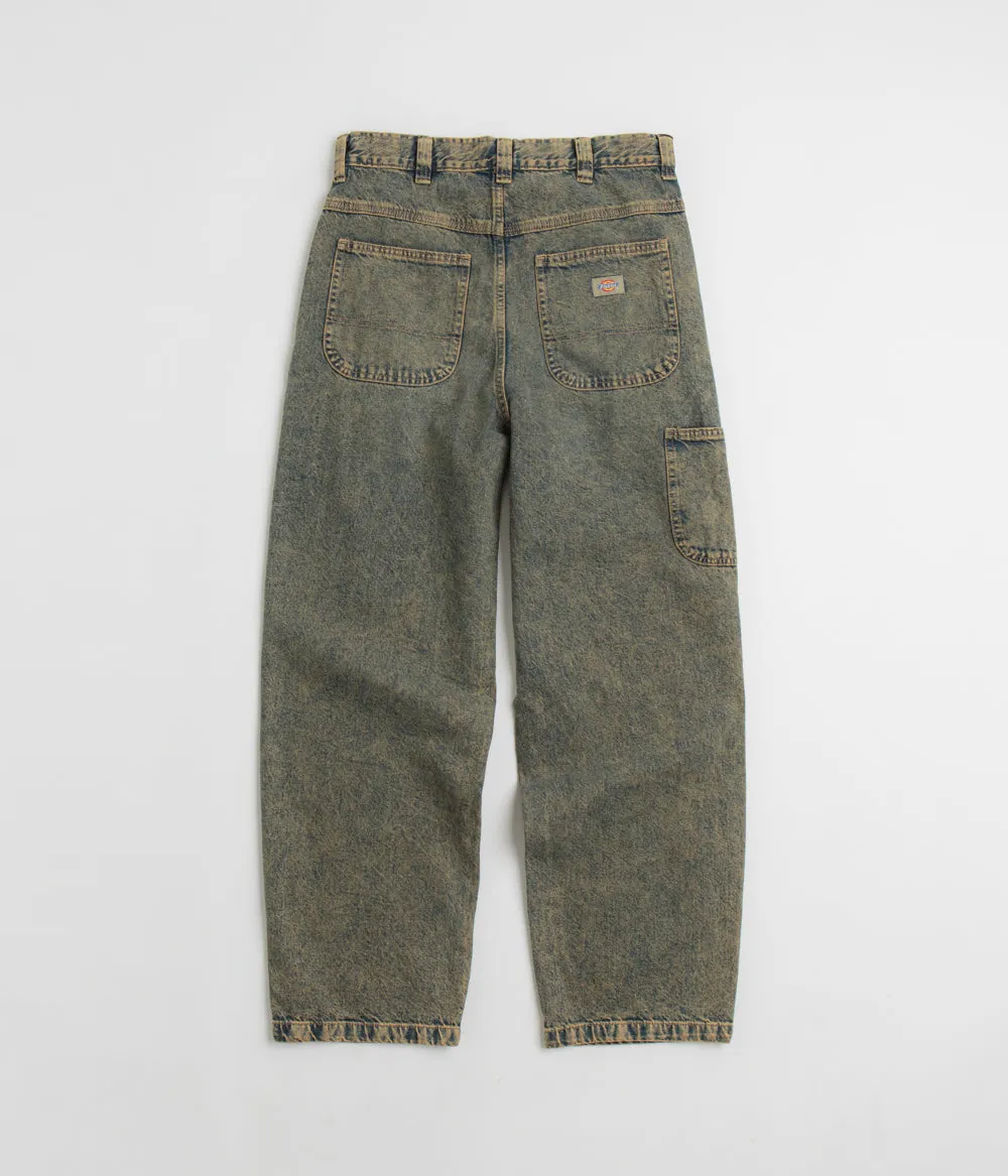 Dickies Madison Jeans - Yellow Fade Indigo Lockstitch Construction Regular Look