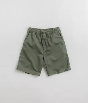 Tagless Labeling Carhartt Flint Shorts - Park