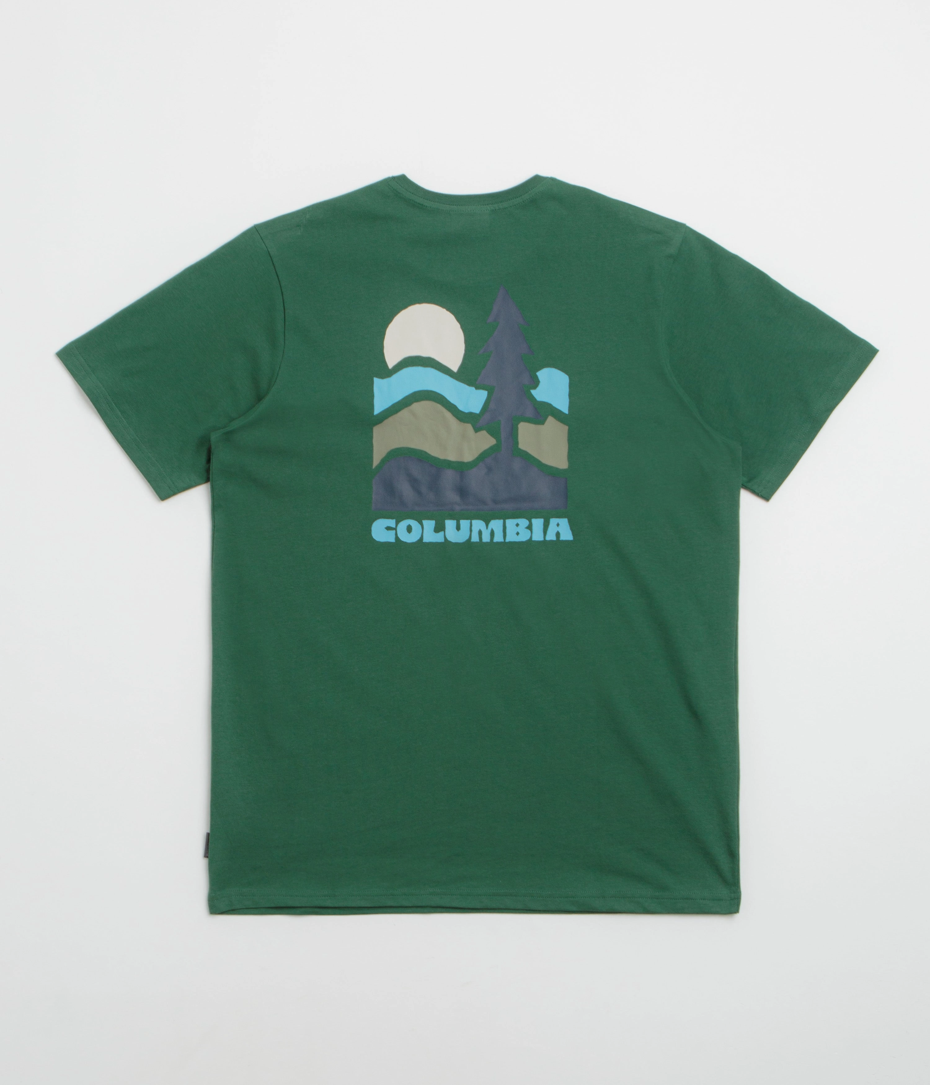 Columbia Explorers Canyon Back T-Shirt - Rain Forest / Get Hiked Award-winning