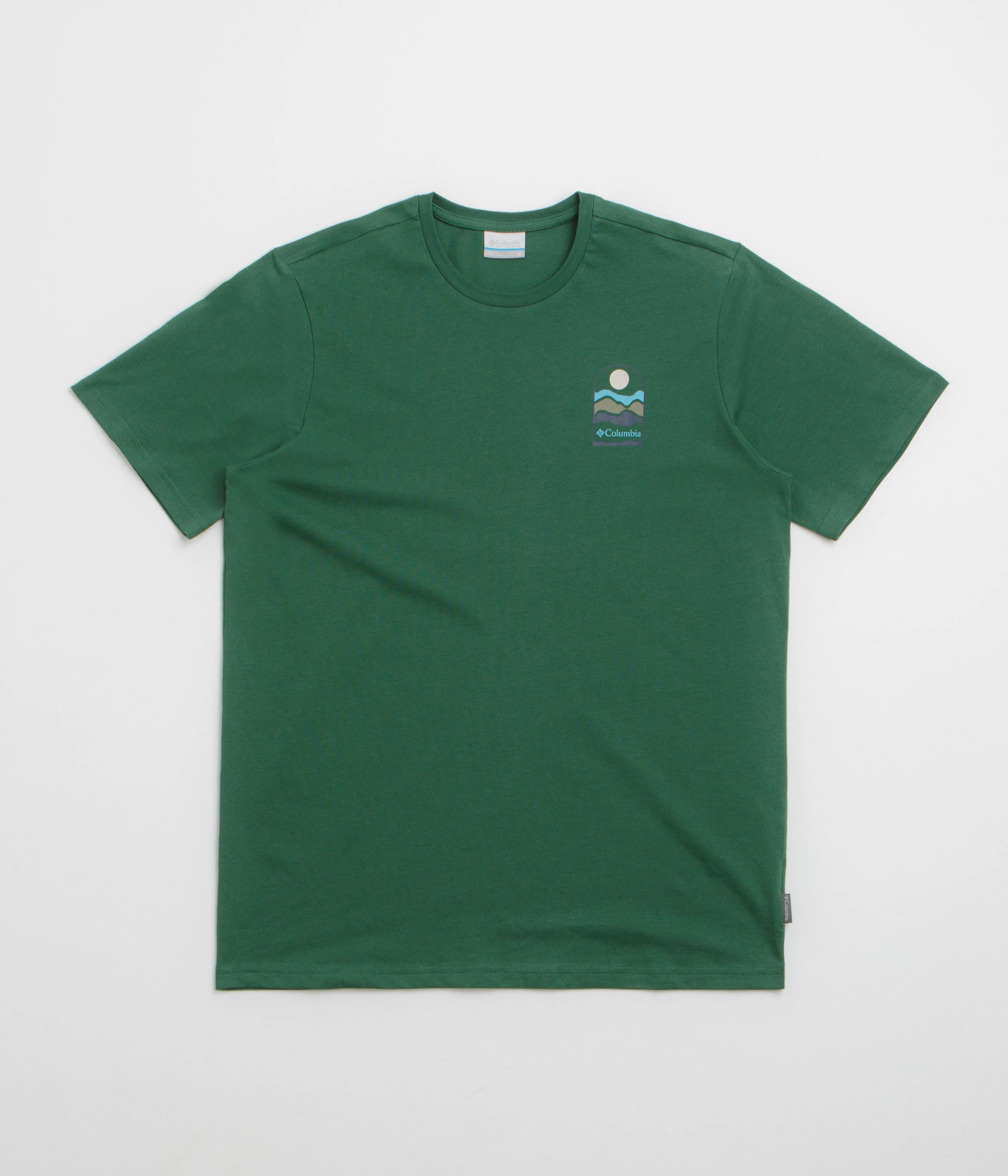 Columbia Explorers Canyon Back T-Shirt - Rain Forest / Get Hiked Award-winning
